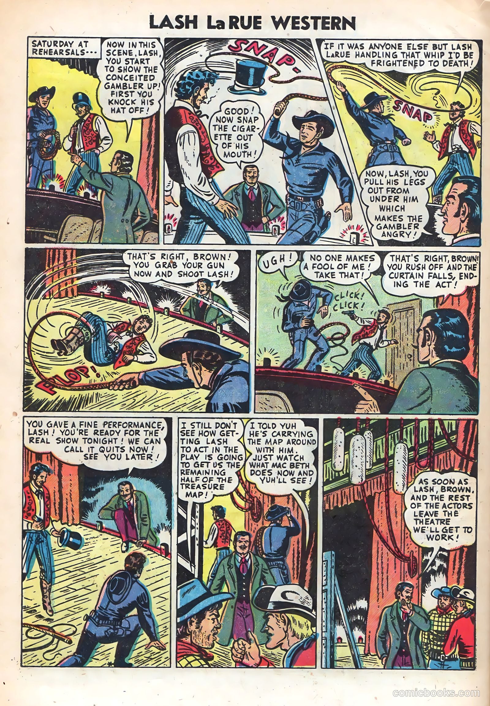 Lash La Rue Western #48 (1954) — page 28 of 36