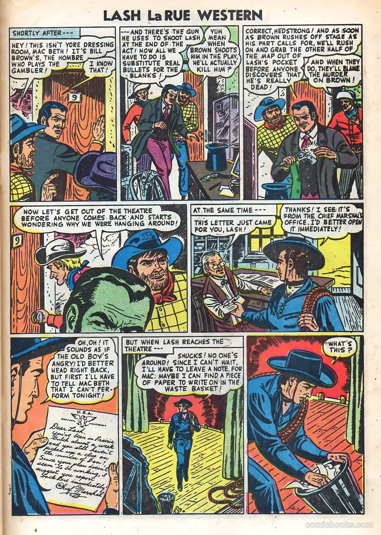 Lash La Rue Western #48 (1954) — page 29 of 36