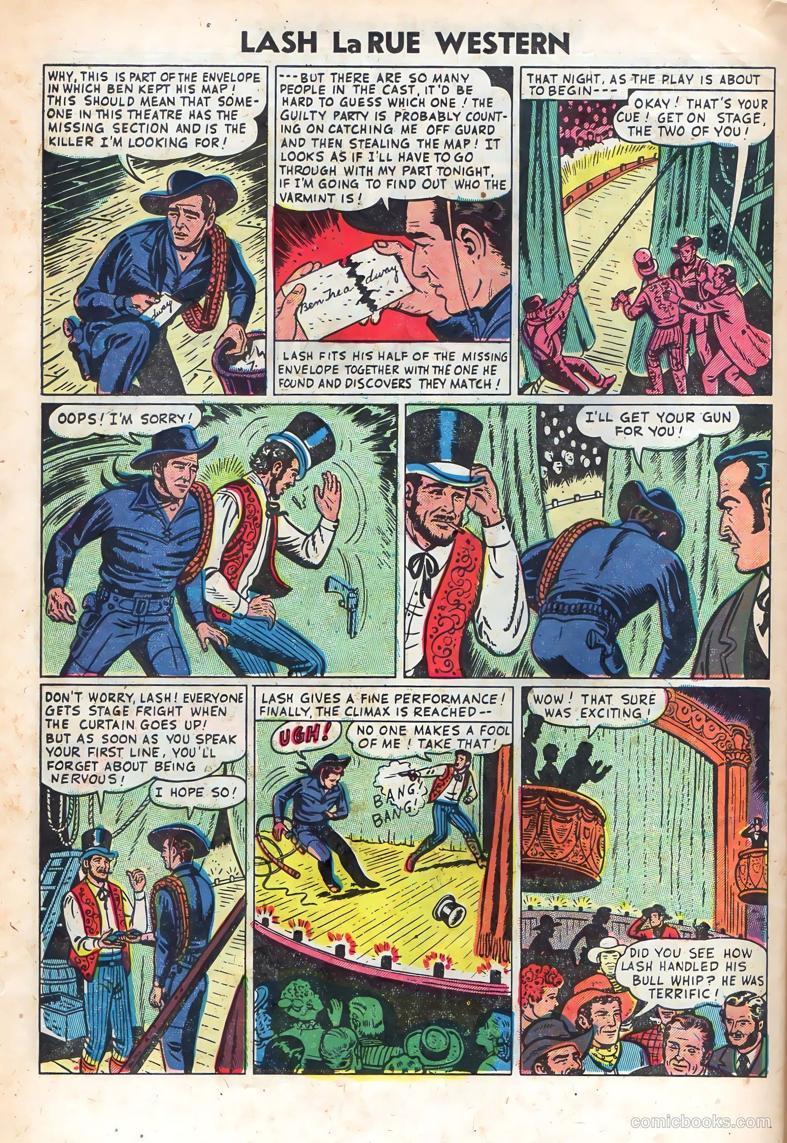 Lash La Rue Western #48 (1954) — page 30 of 36