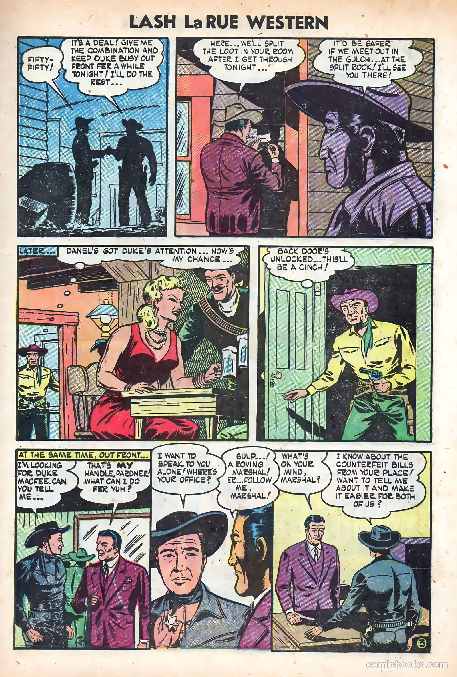 Lash La Rue Western #49 (1954) — page 5 of 36