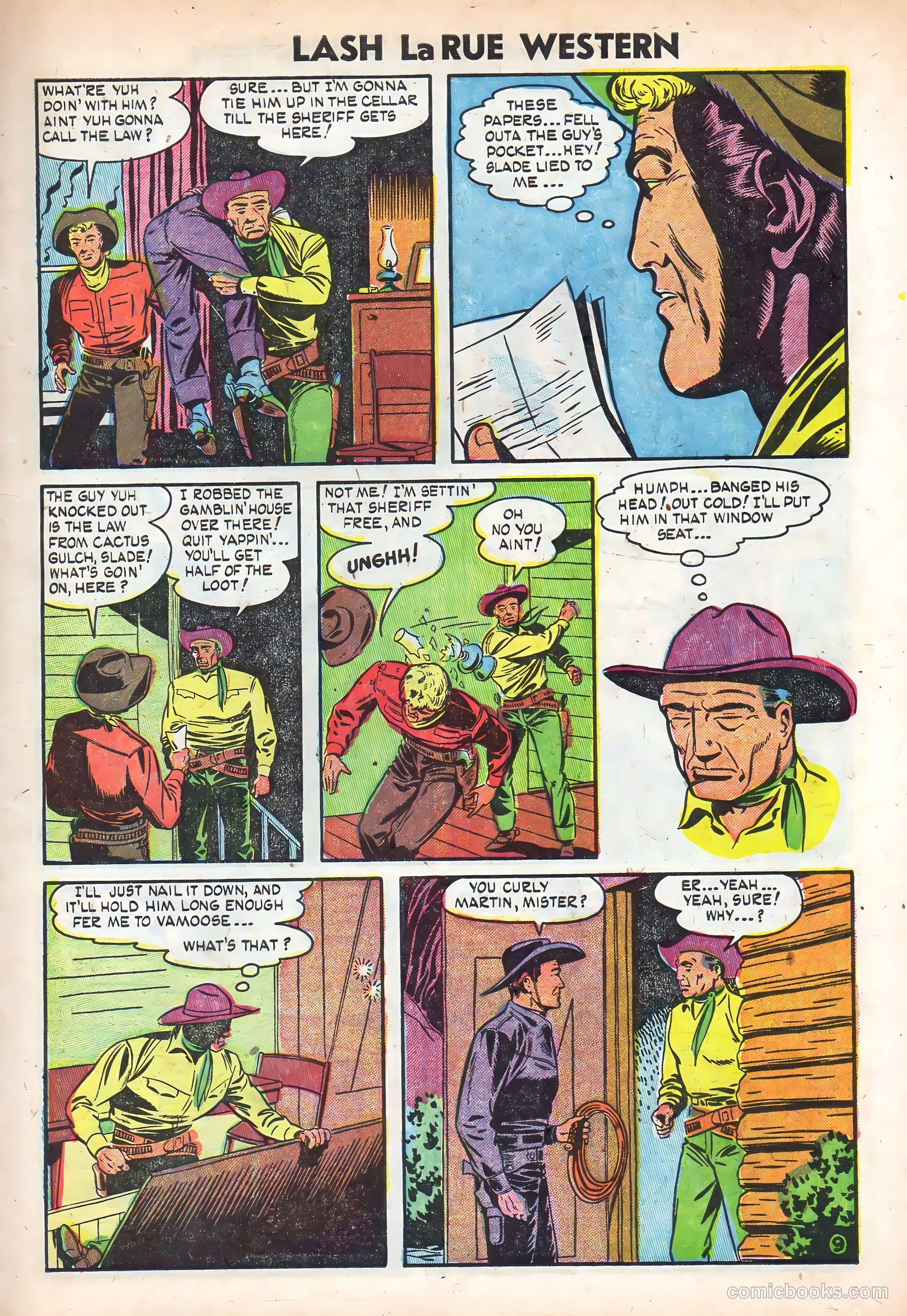 Lash La Rue Western #49 (1954) — page 11 of 36