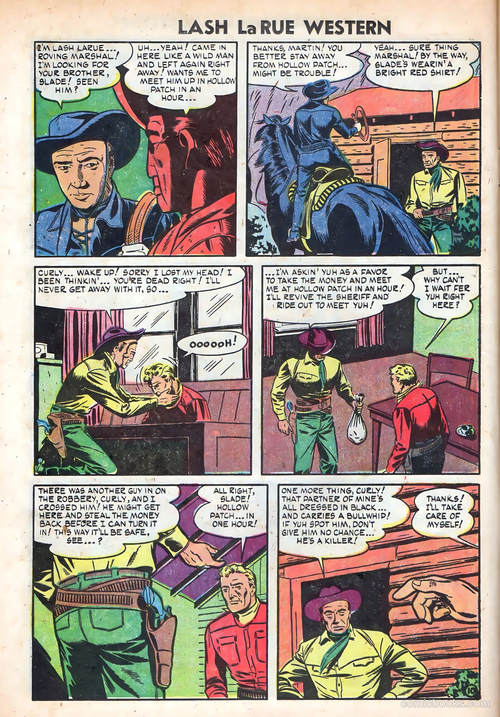 Lash La Rue Western #49 (1954) — page 12 of 36