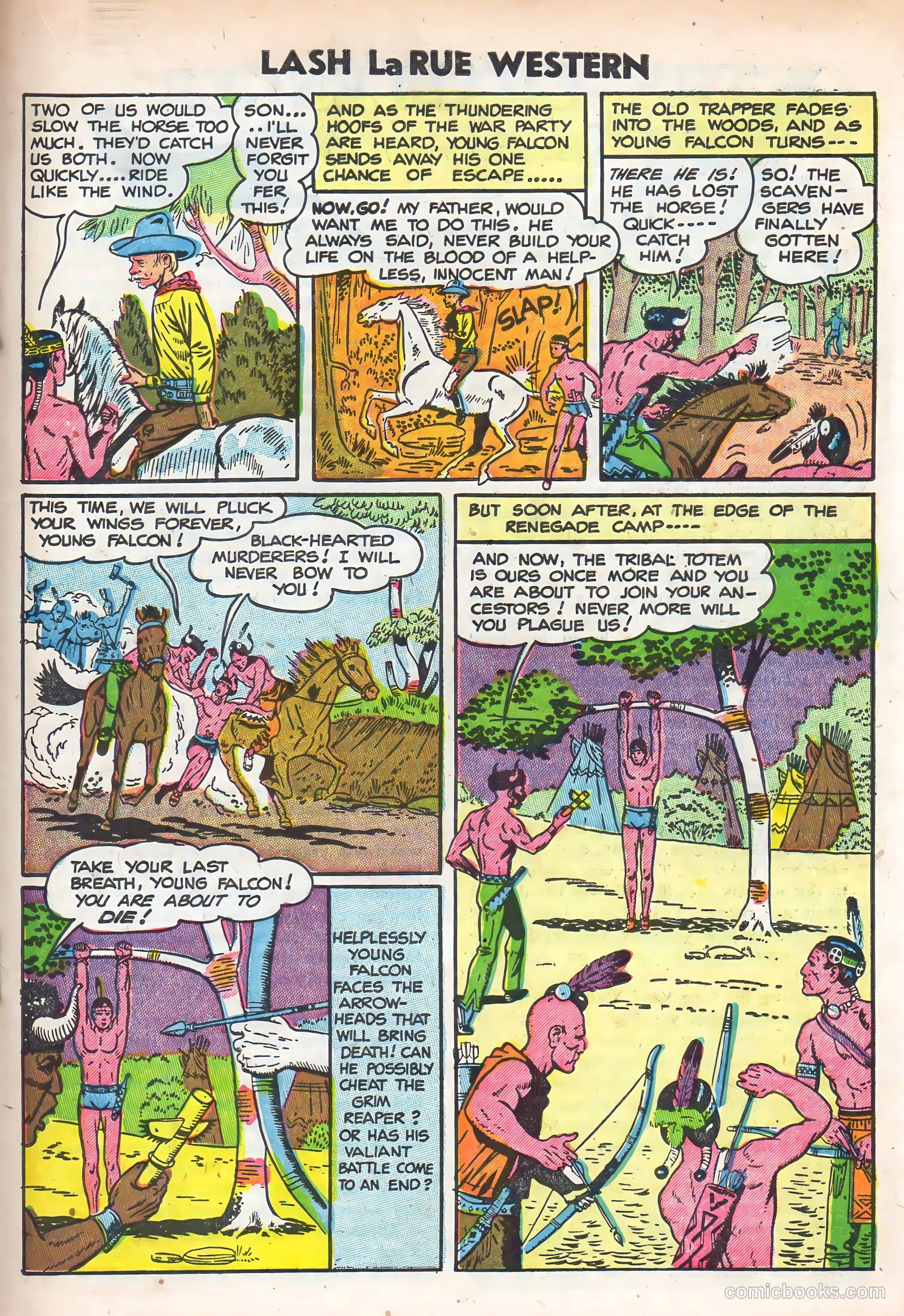 Lash La Rue Western #49 (1954) — page 19 of 36