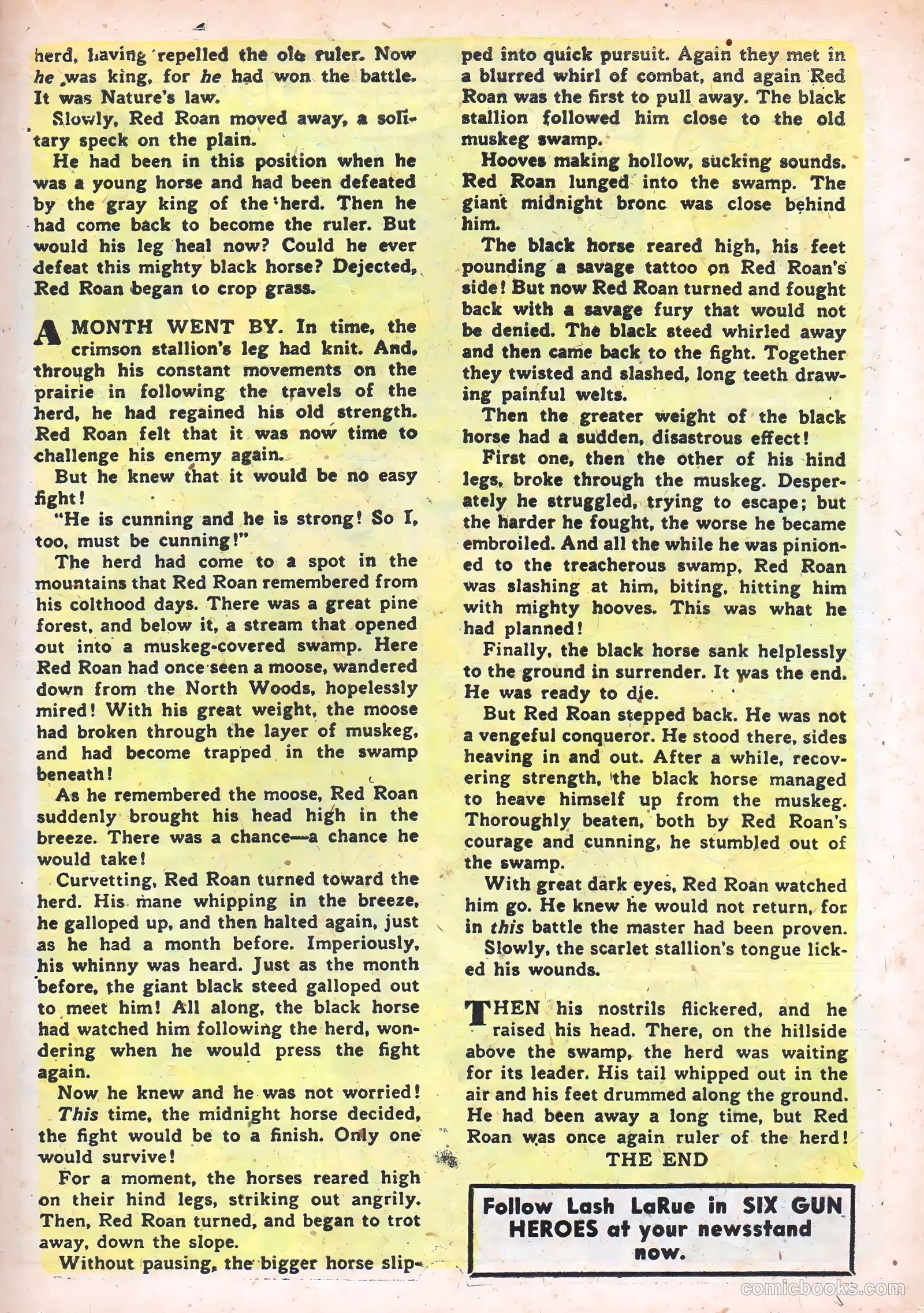 Lash La Rue Western #49 (1954) — page 21 of 36