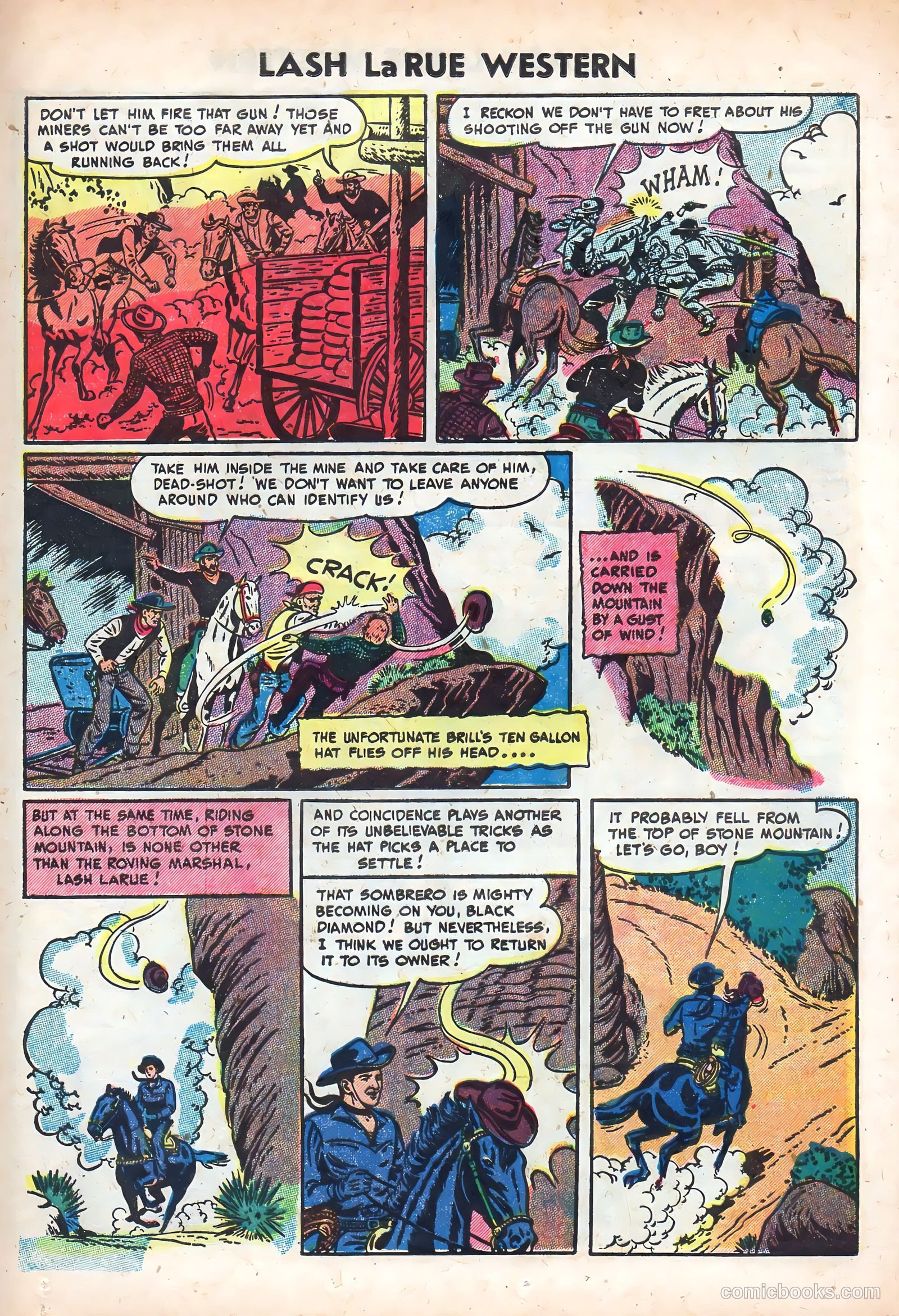 Lash La Rue Western #49 (1954) — page 25 of 36