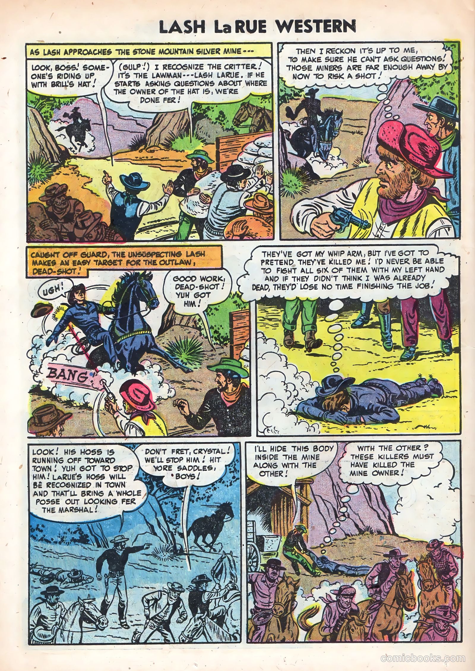 Lash La Rue Western #49 (1954) — page 26 of 36