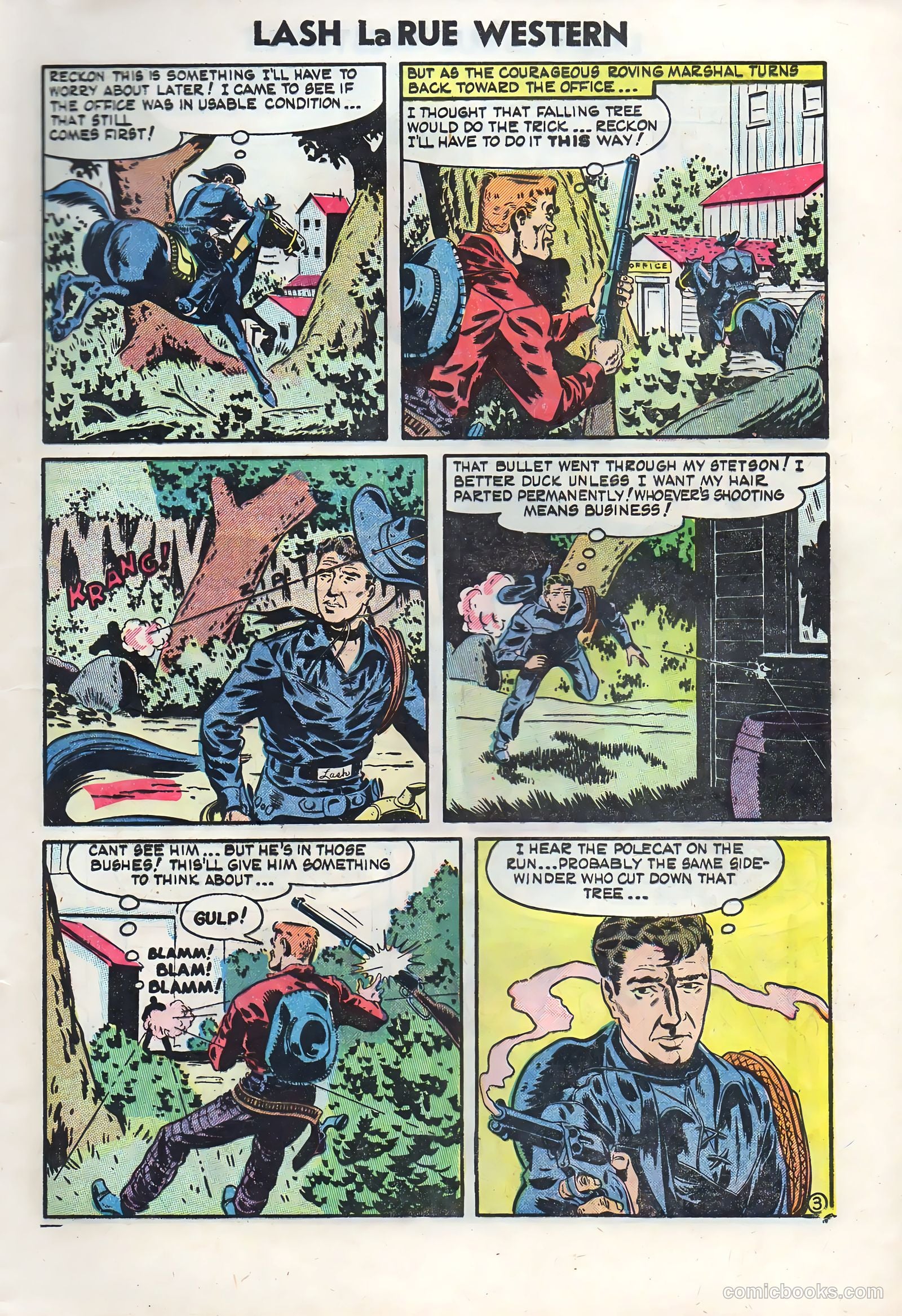 Lash La Rue Western #50 (1954) — page 5 of 36