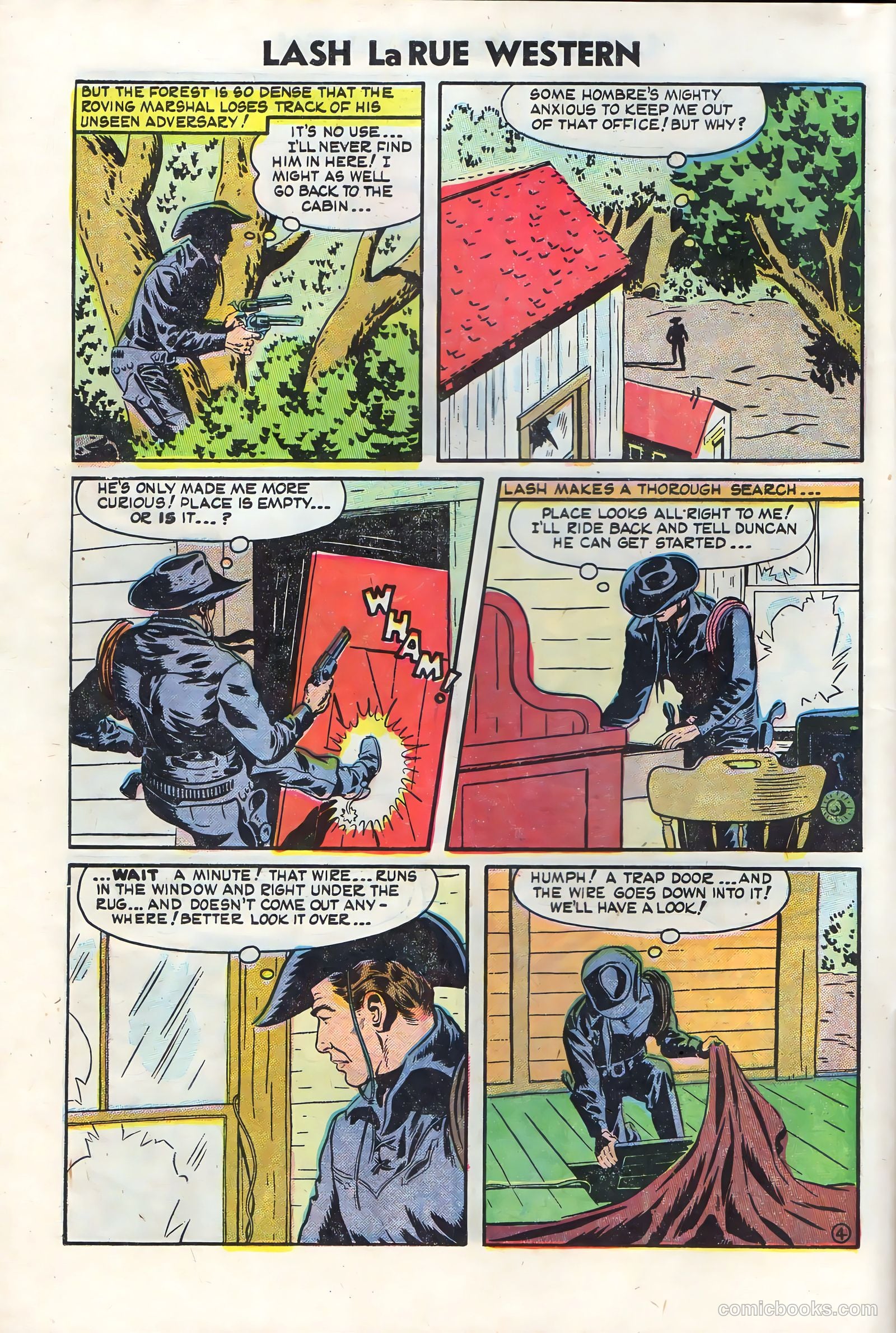 Lash La Rue Western #50 (1954) — page 6 of 36