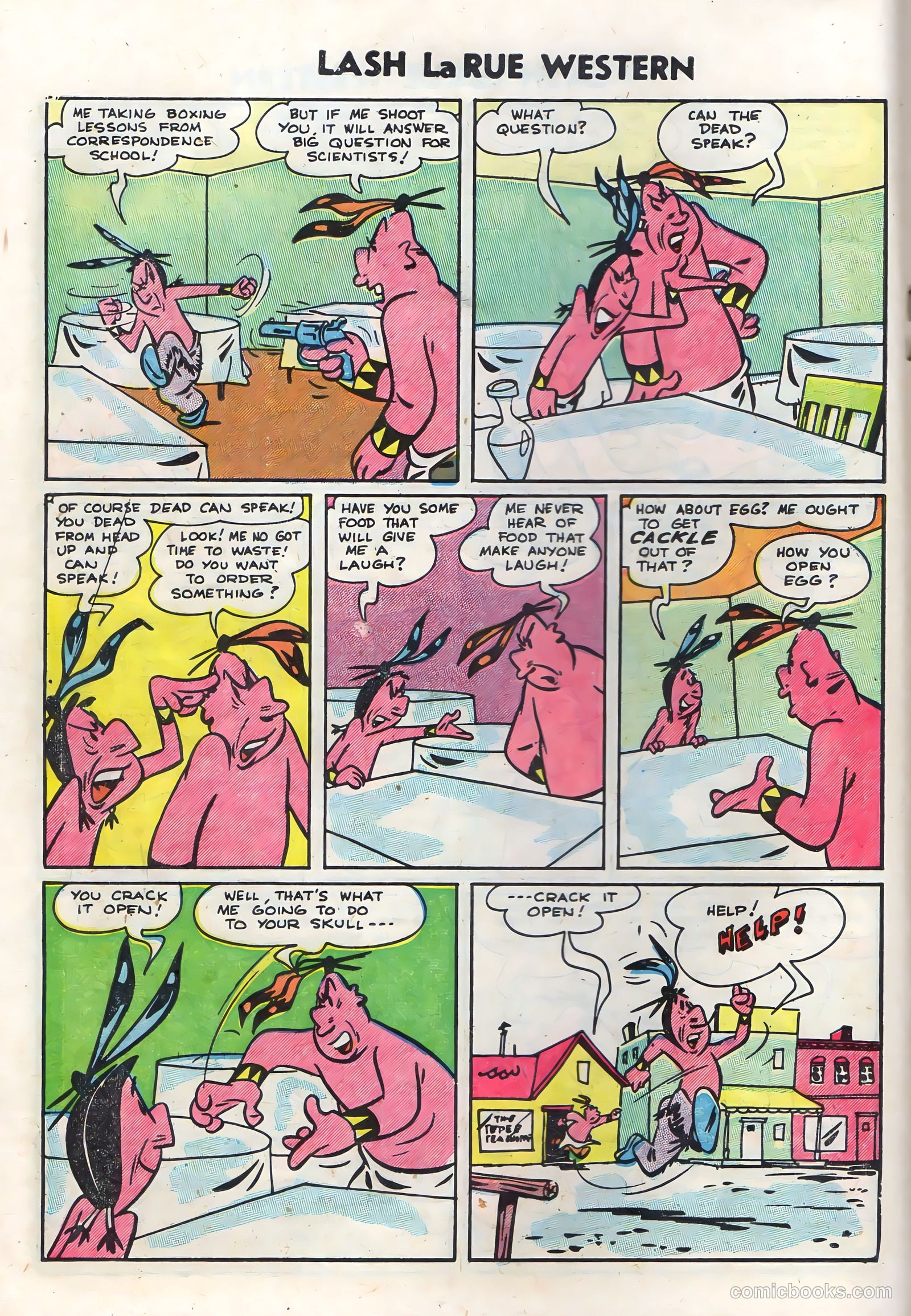 Lash La Rue Western #50 (1954) — page 18 of 36