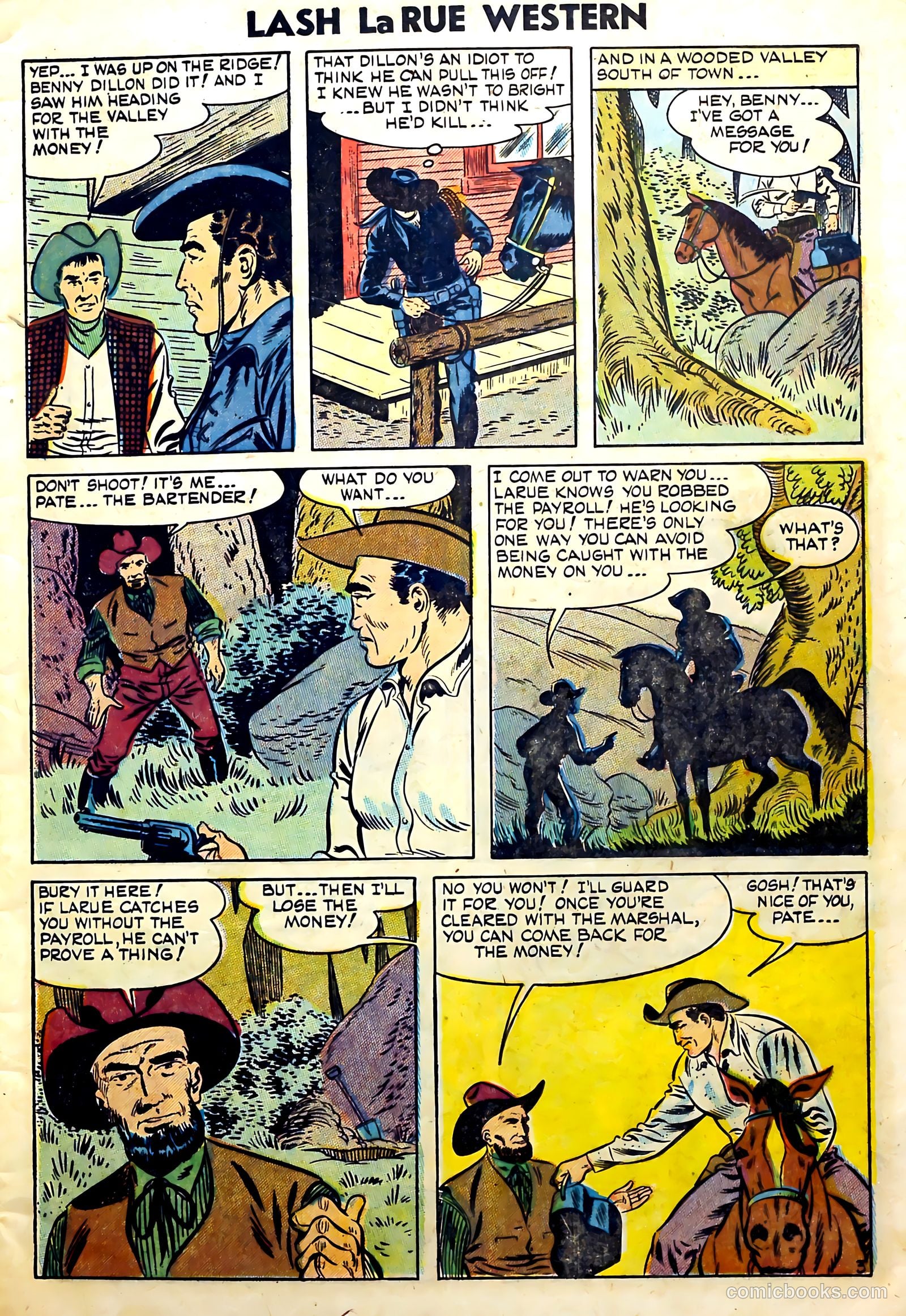 Lash La Rue Western #51 (1954) — page 5 of 36