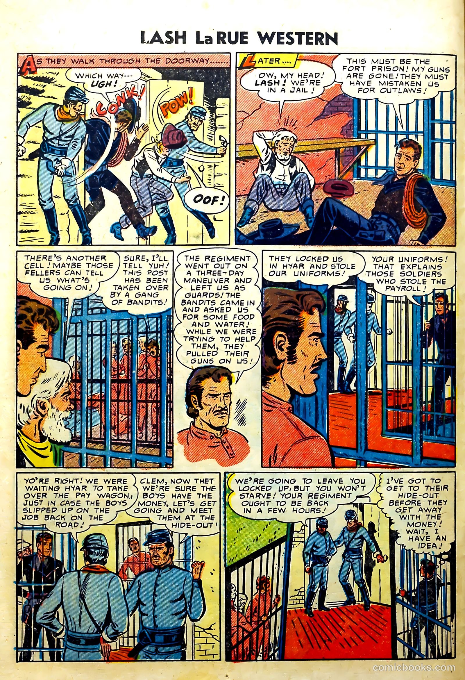 Lash La Rue Western #51 (1954) — page 14 of 36
