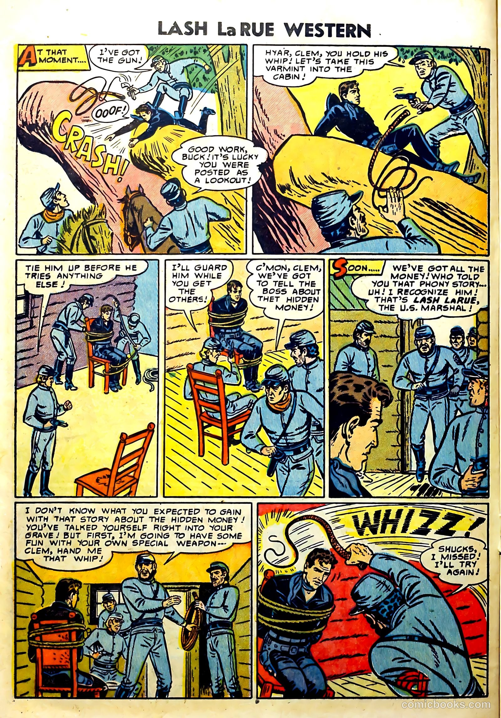 Lash La Rue Western #51 (1954) — page 16 of 36