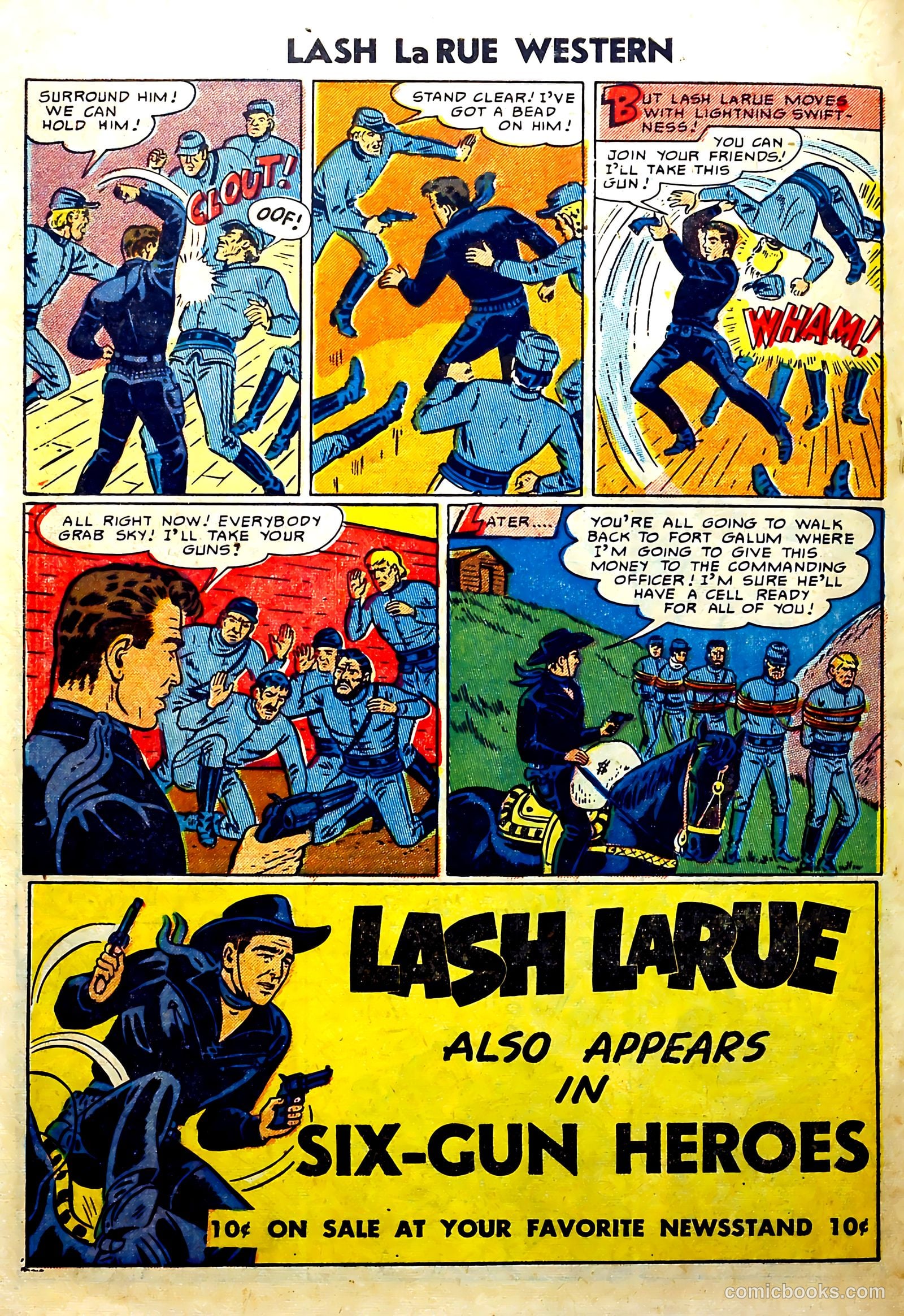 Lash La Rue Western #51 (1954) — page 18 of 36