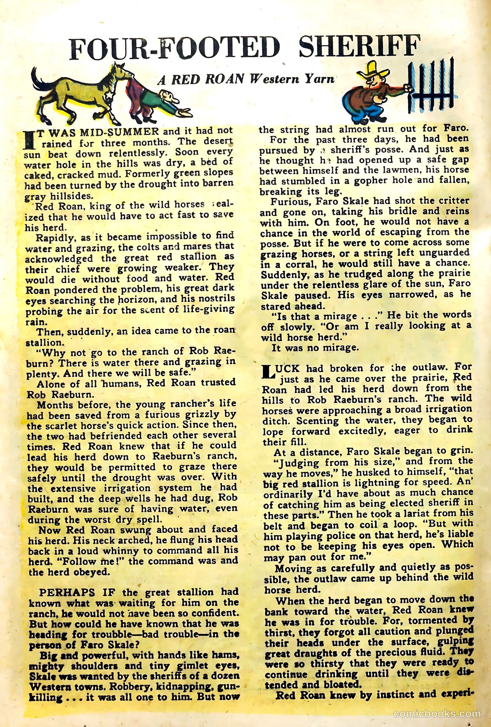Lash La Rue Western #51 (1954) — page 20 of 36