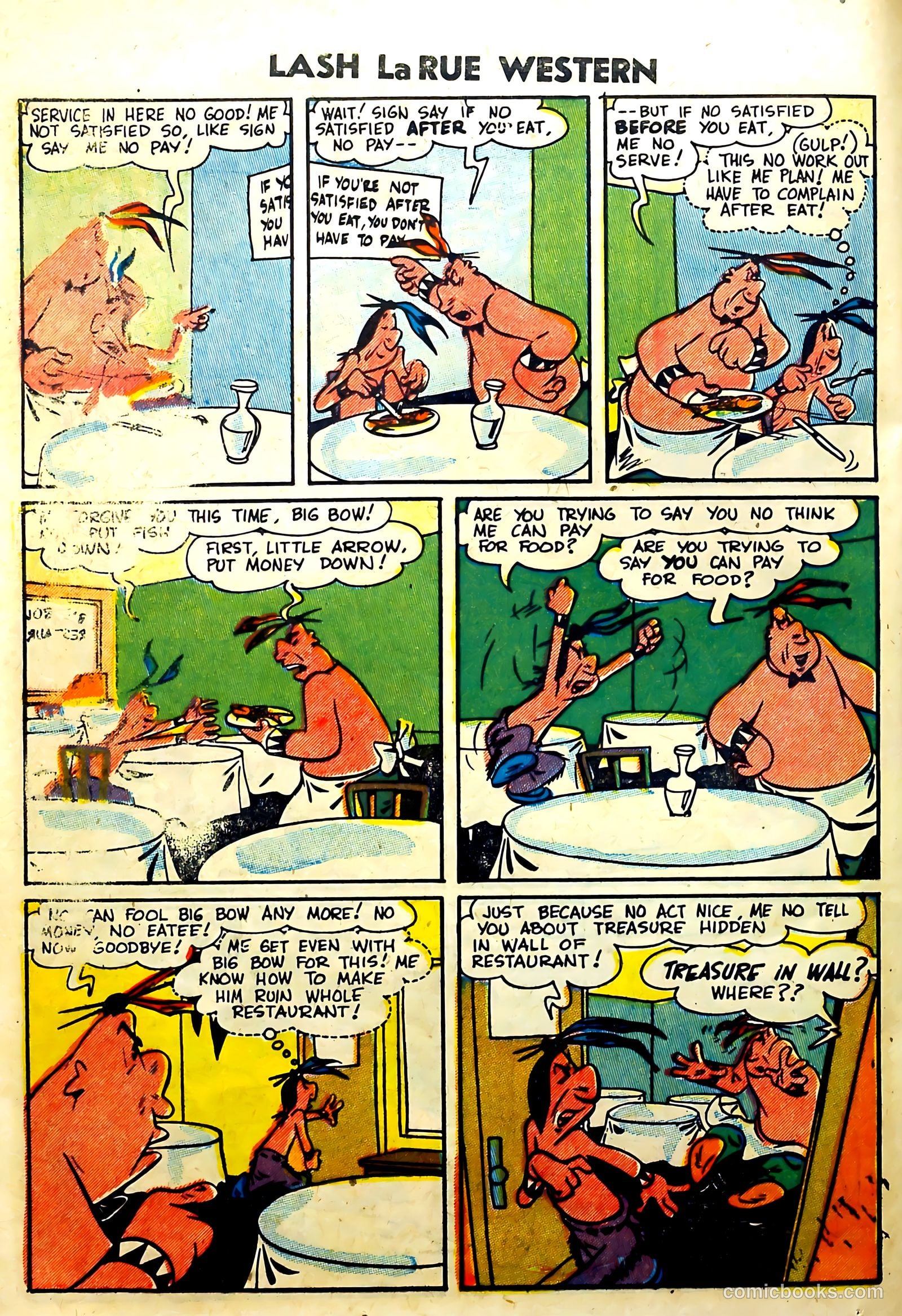 Lash La Rue Western #51 (1954) — page 24 of 36