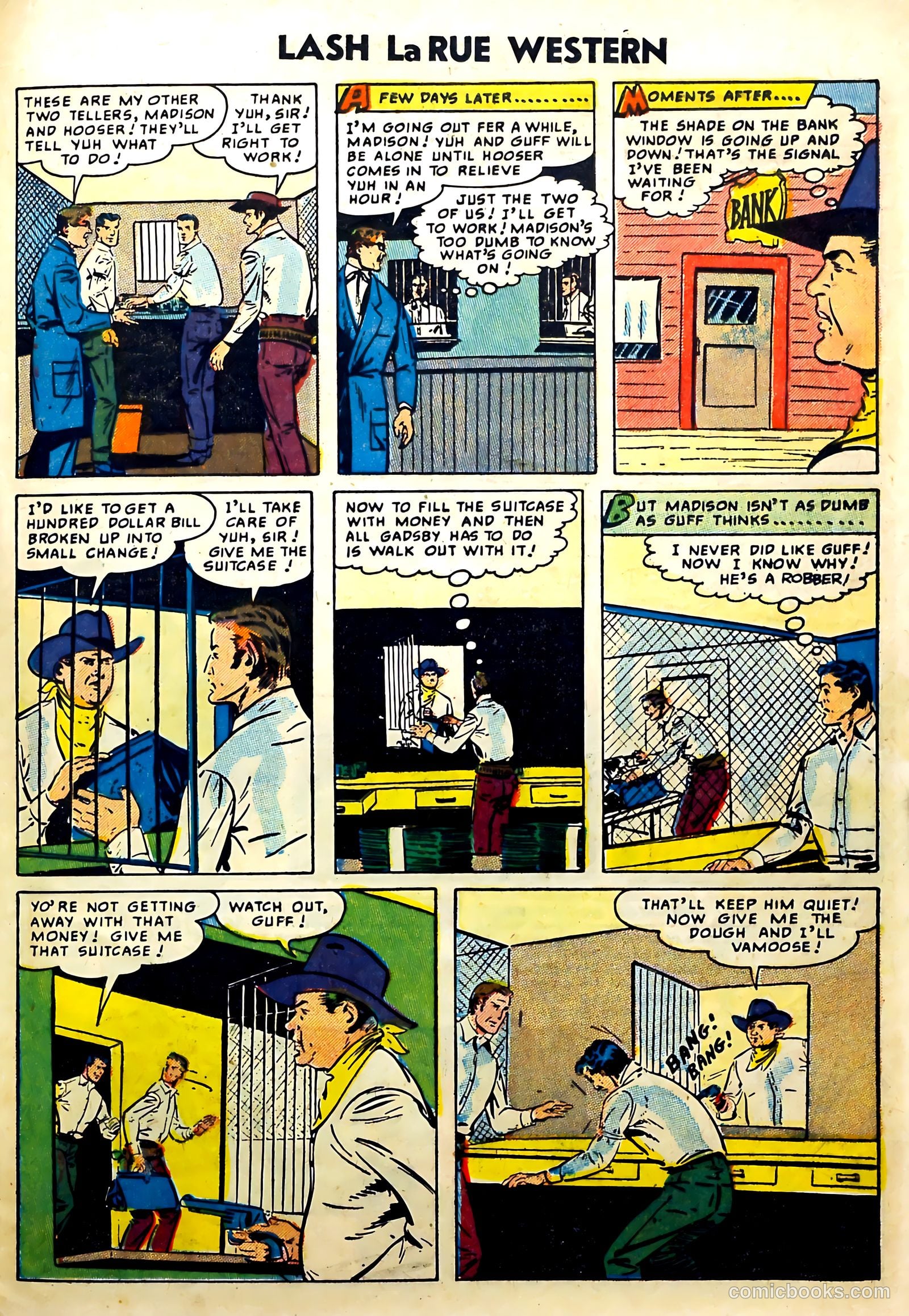 Lash La Rue Western #51 (1954) — page 29 of 36