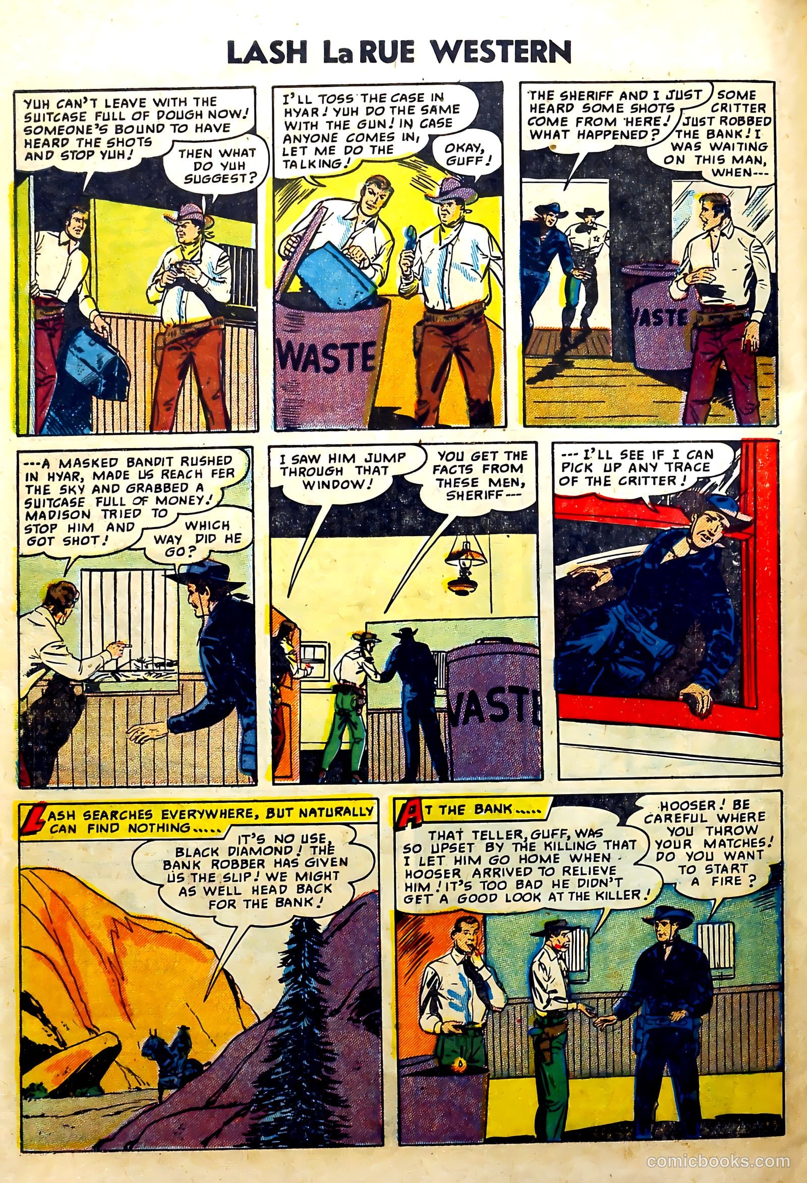 Lash La Rue Western #51 (1954) — page 30 of 36