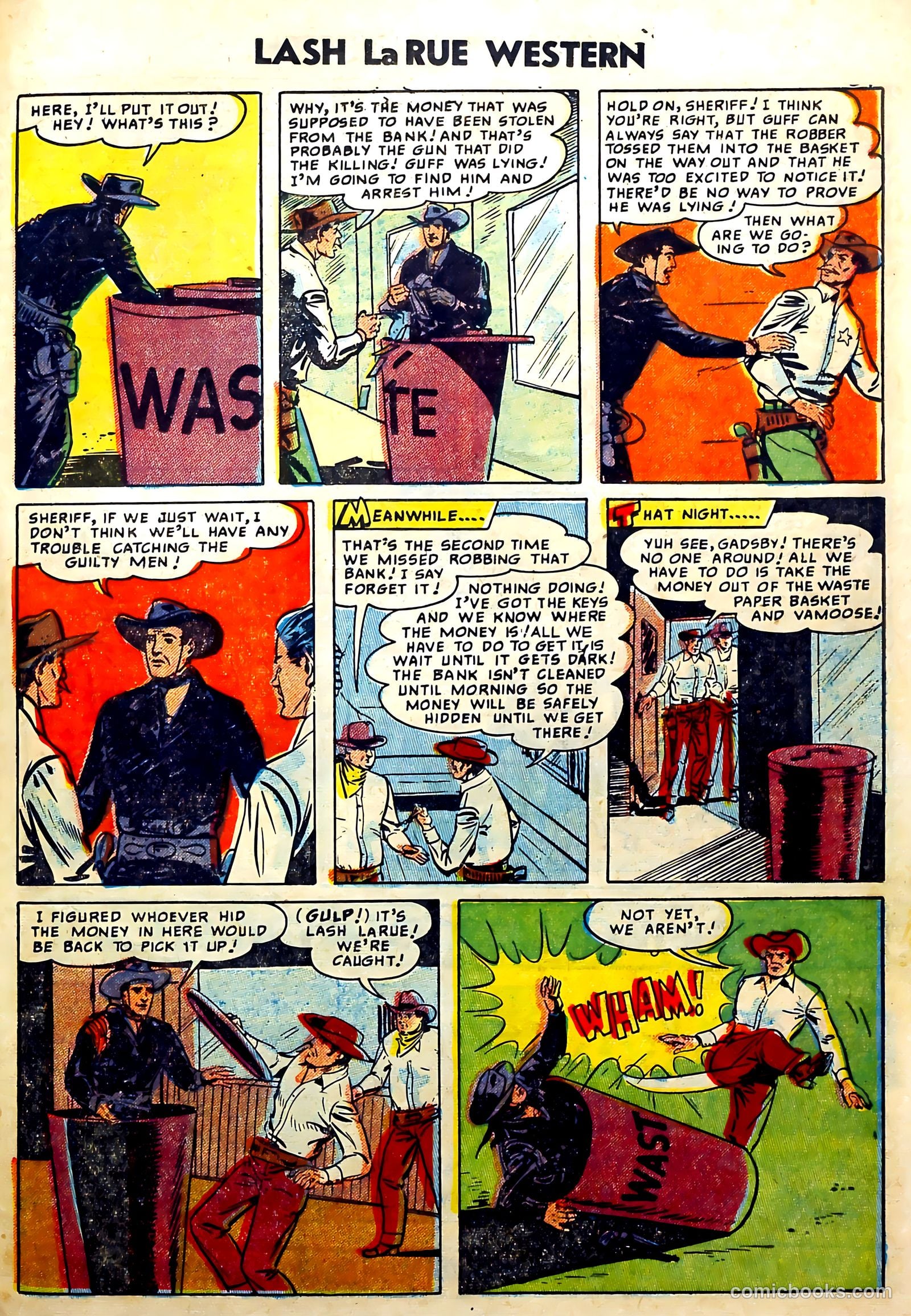 Lash La Rue Western #51 (1954) — page 31 of 36