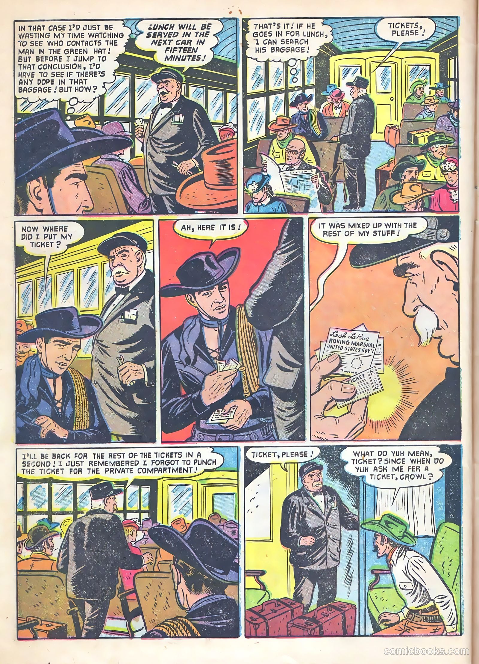 Lash La Rue Western #53 (1955) — page 6 of 36