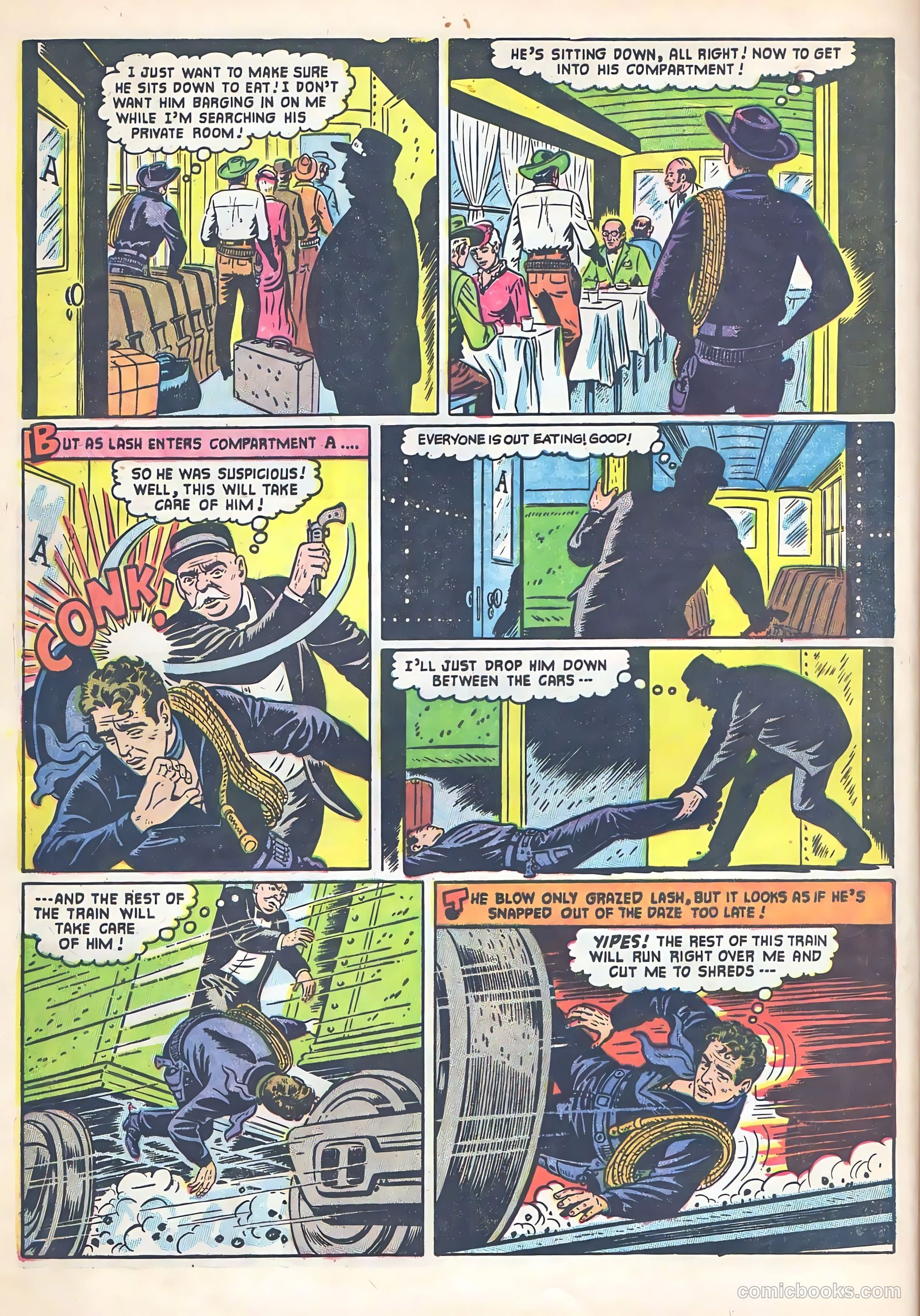 Lash La Rue Western #53 (1955) — page 8 of 36