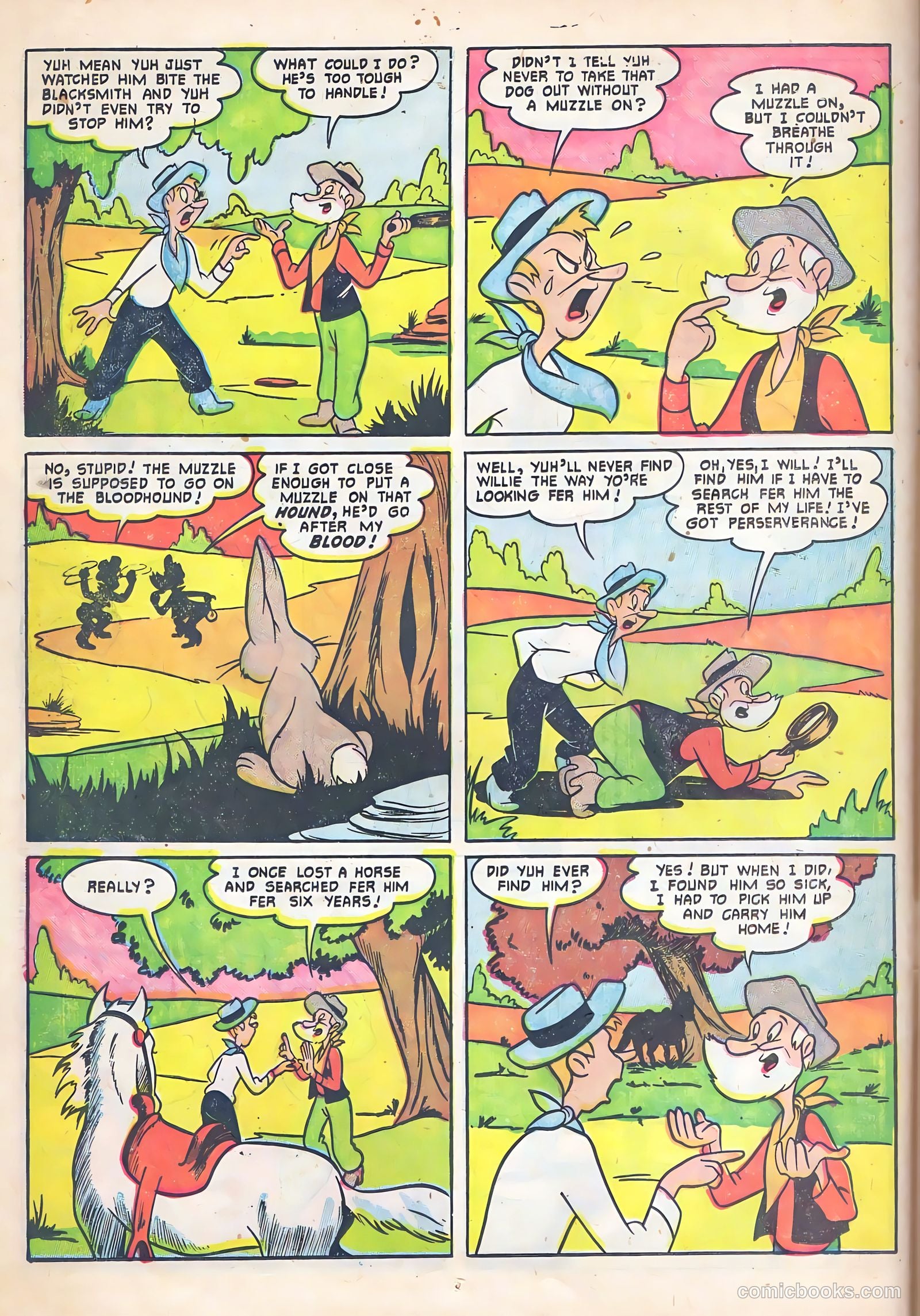 Lash La Rue Western #53 (1955) — page 14 of 36