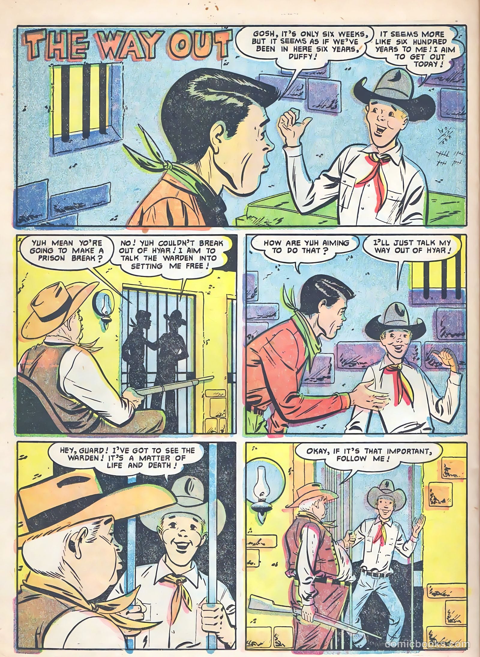 Lash La Rue Western #53 (1955) — page 26 of 36