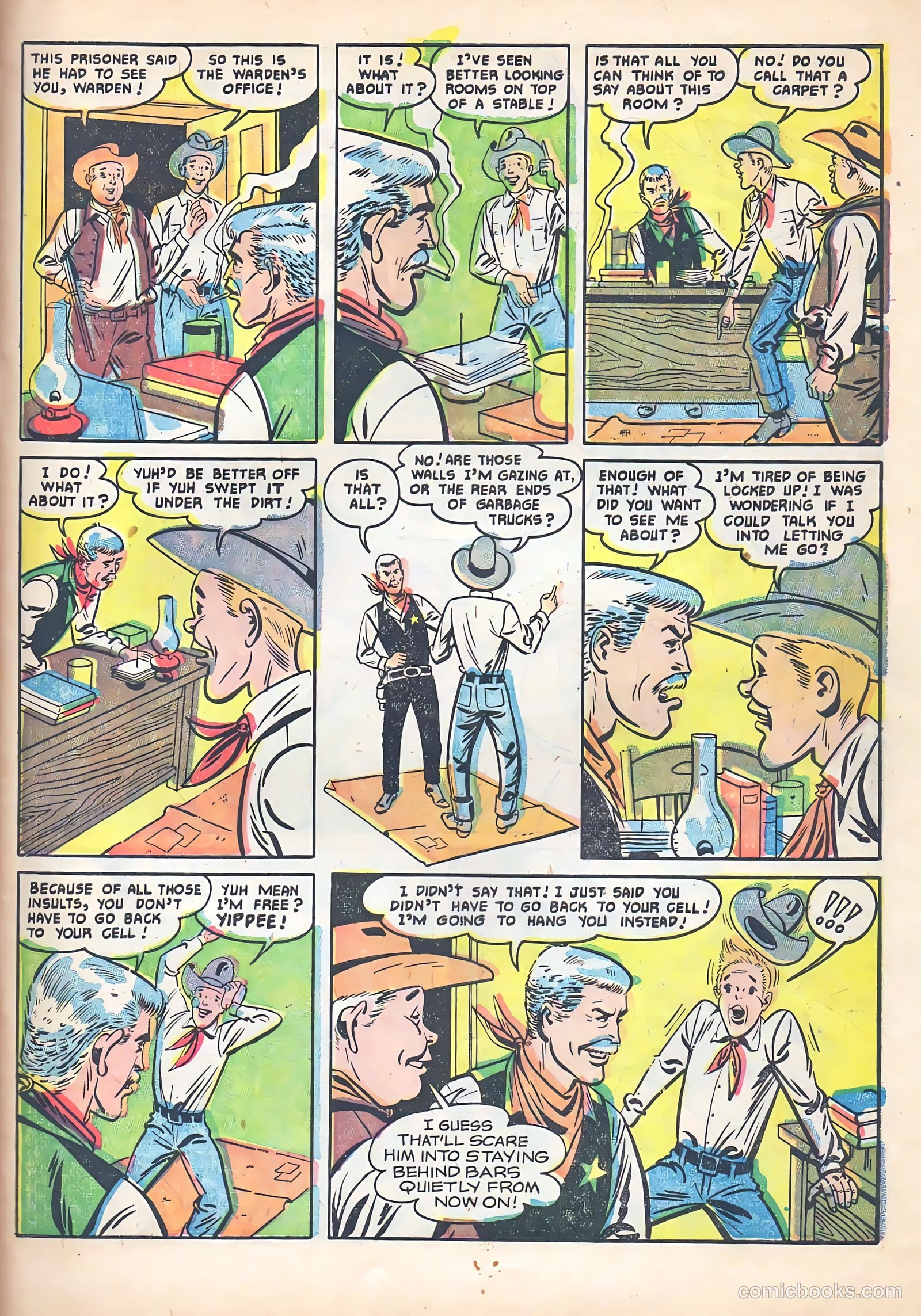 Lash La Rue Western #53 (1955) — page 27 of 36