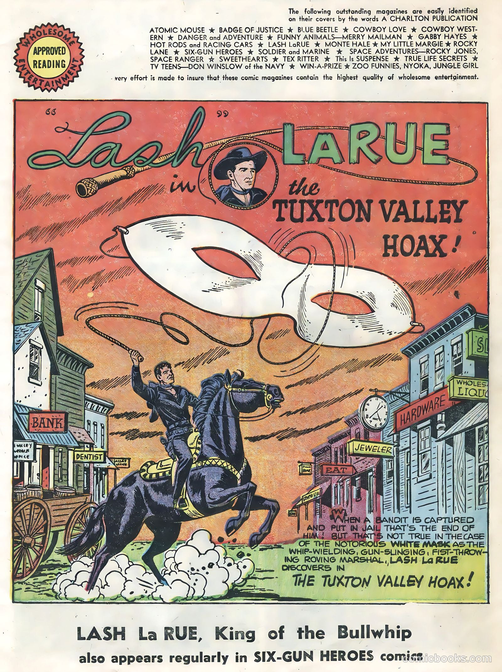 Lash La Rue Western #54 (1955) — page 3 of 36