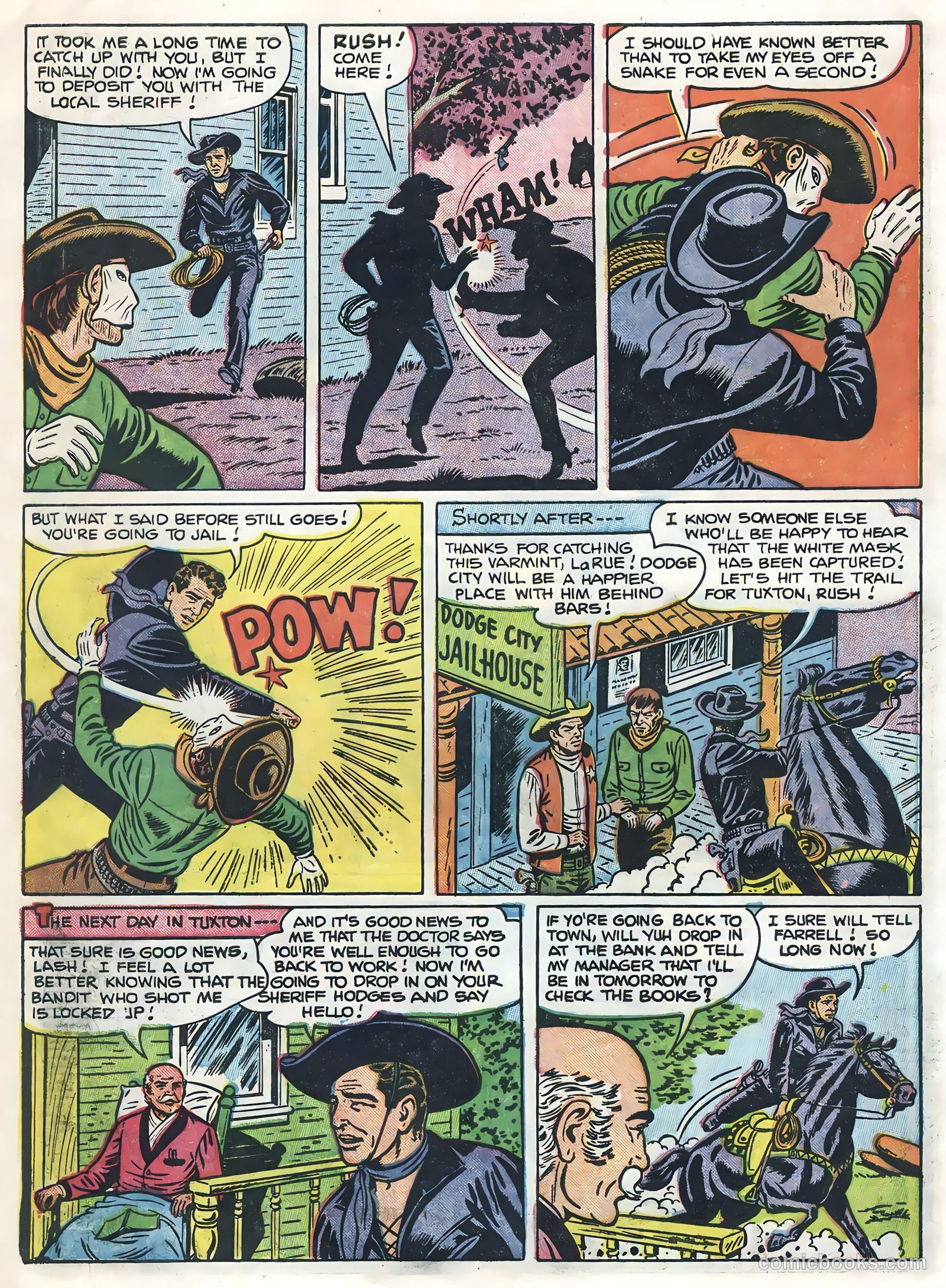 Lash La Rue Western #54 (1955) — page 6 of 36