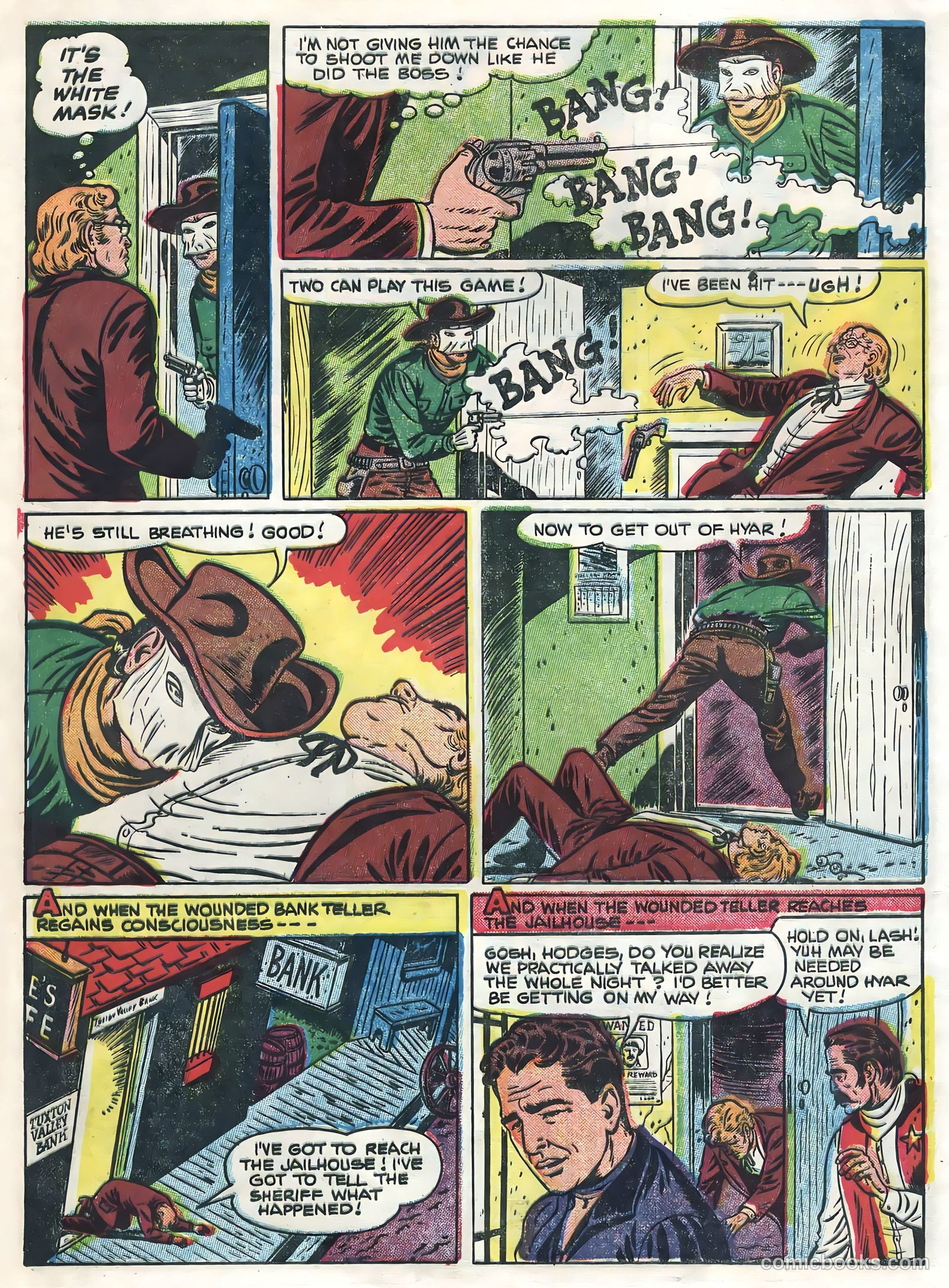 Lash La Rue Western #54 (1955) — page 8 of 36