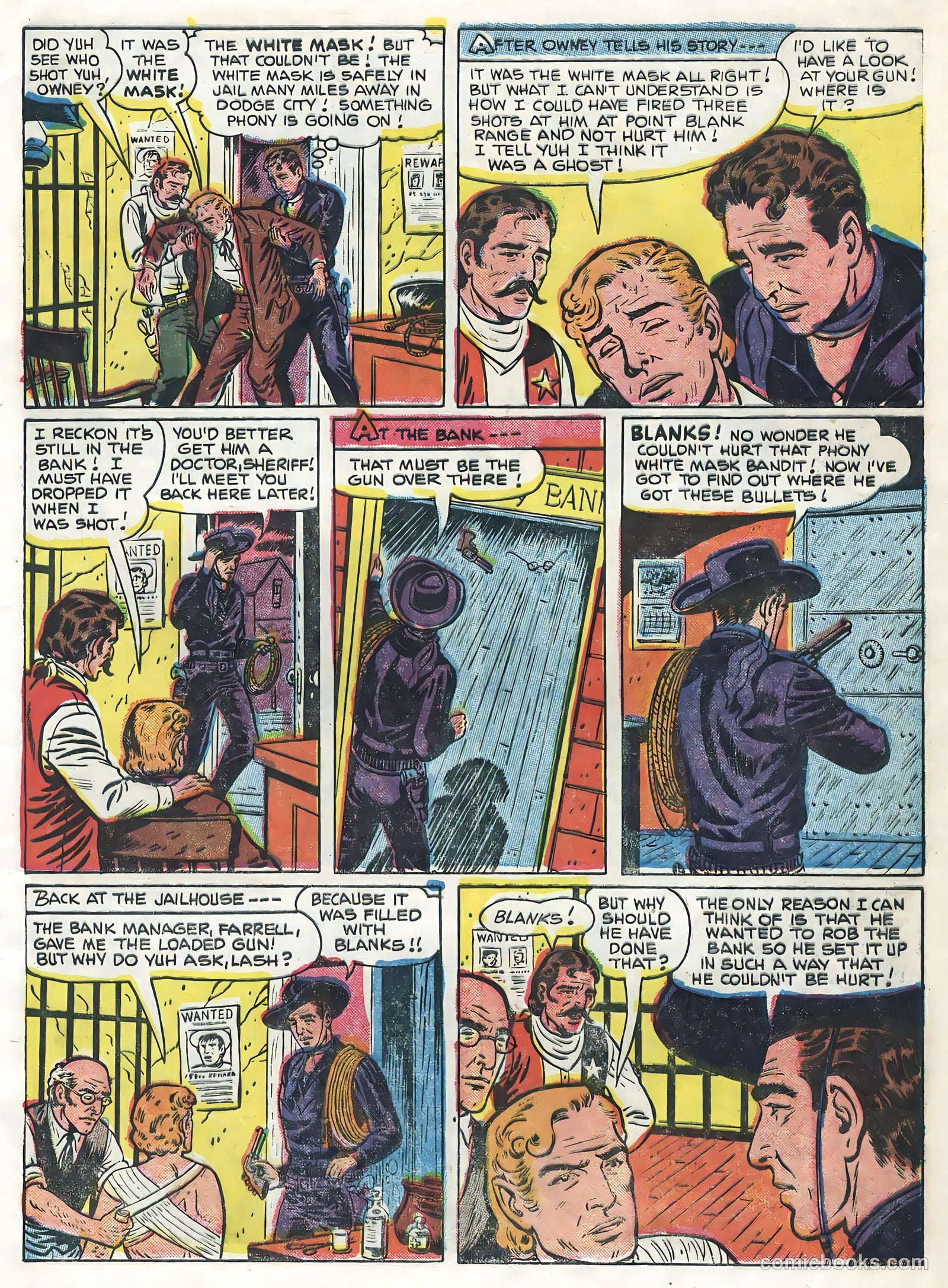 Lash La Rue Western #54 (1955) — page 9 of 36