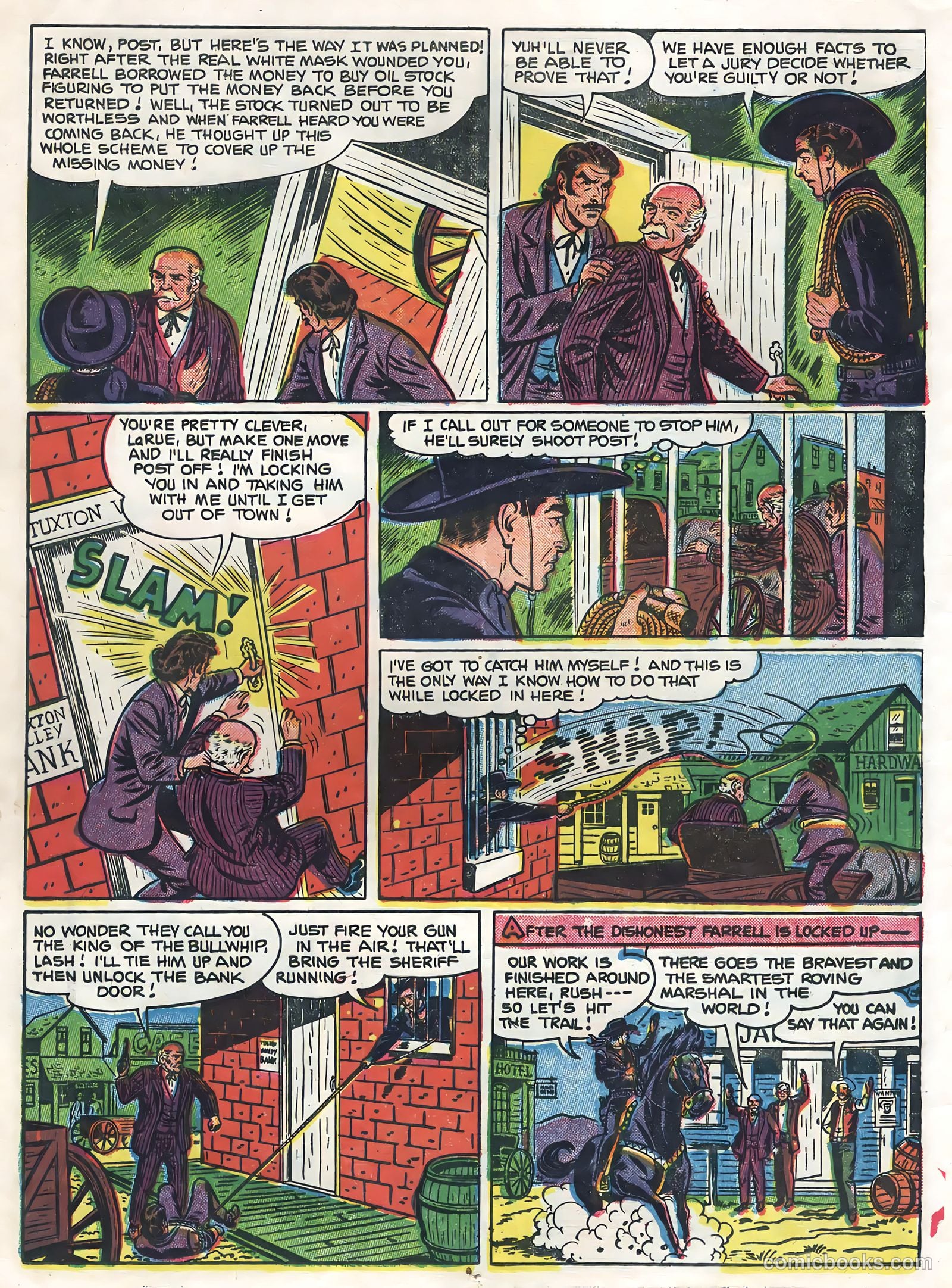 Lash La Rue Western #54 (1955) — page 12 of 36