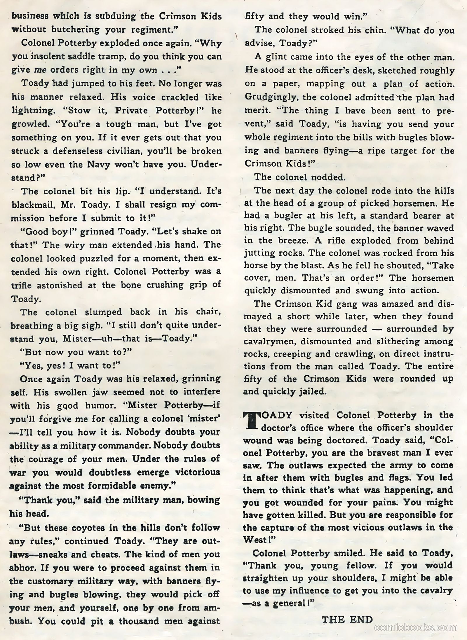 Lash La Rue Western #54 (1955) — page 16 of 36