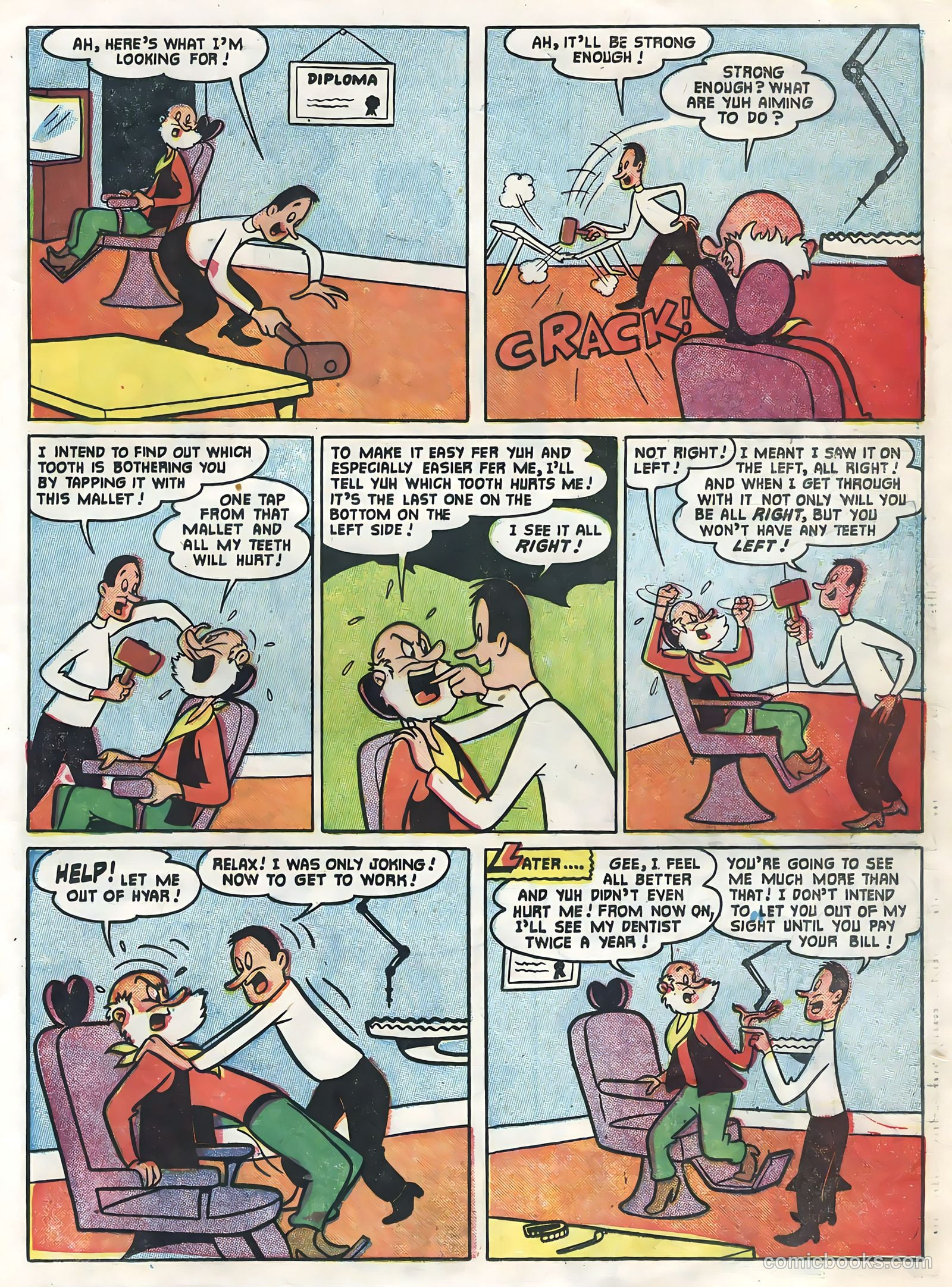 Lash La Rue Western #54 (1955) — page 21 of 36