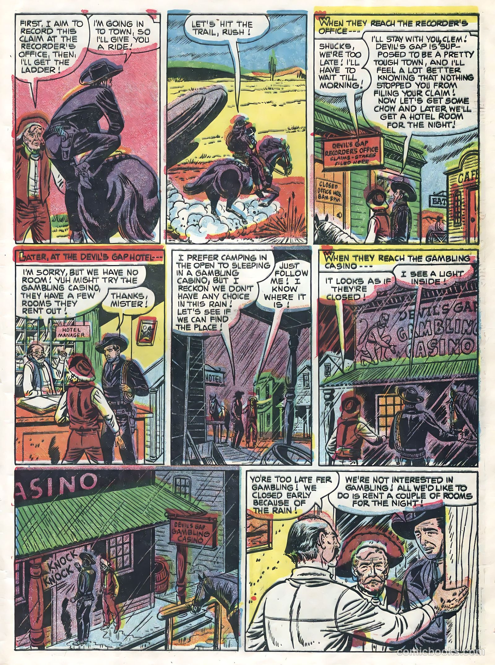 Lash La Rue Western #54 (1955) — page 29 of 36