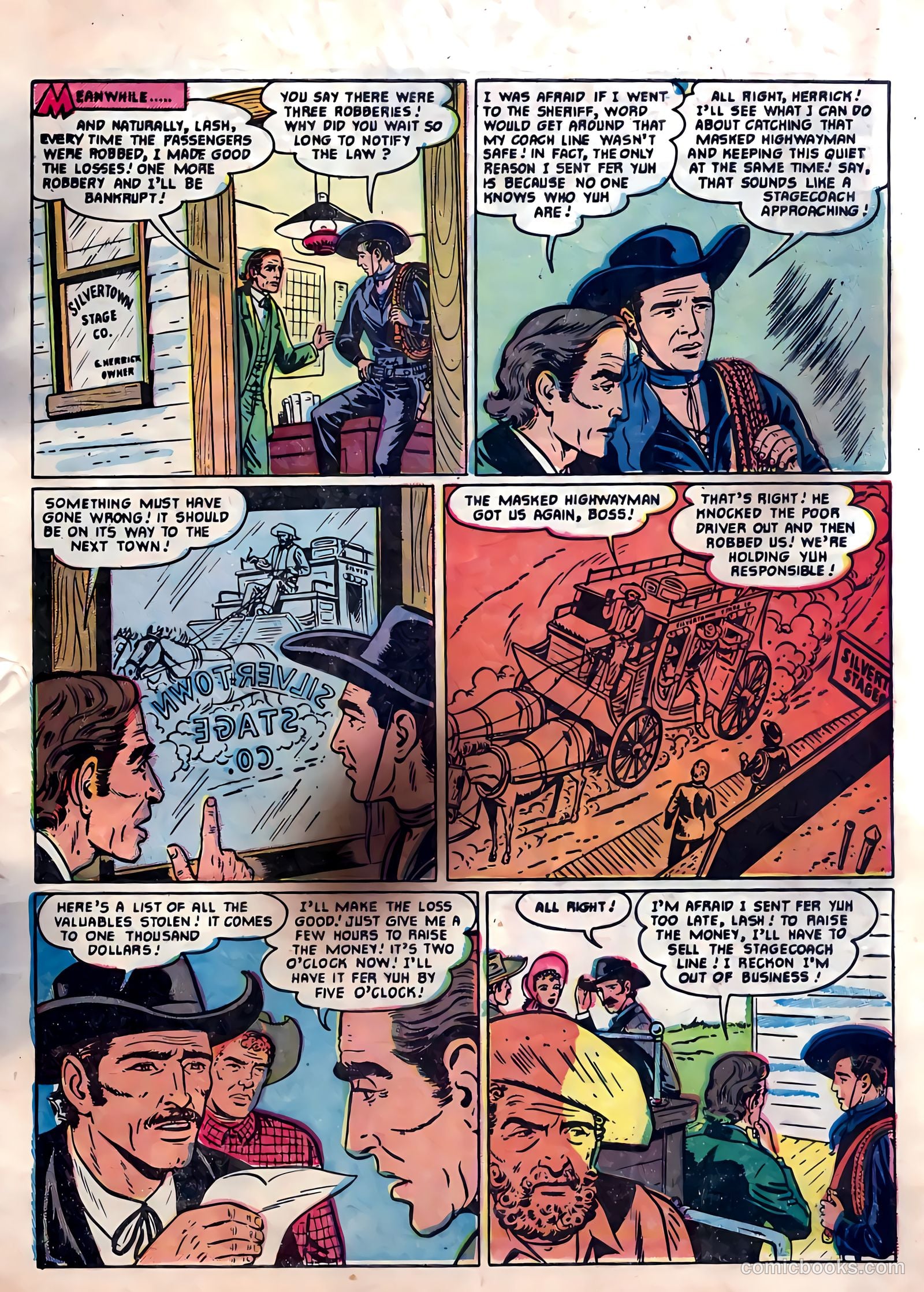 Lash La Rue Western #55 (1955) — page 6 of 33