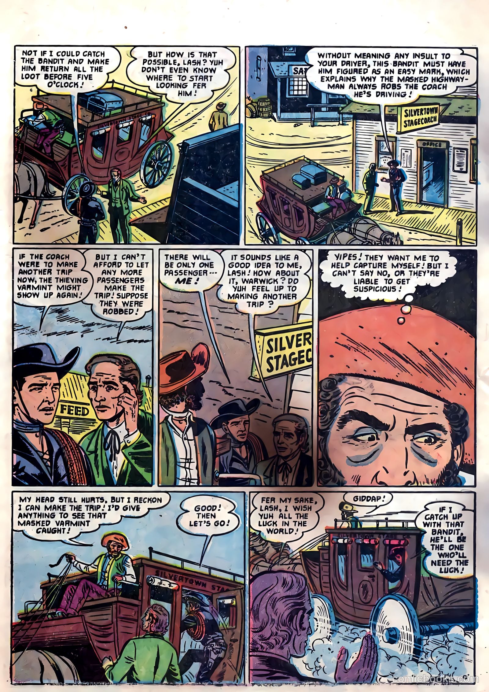 Lash La Rue Western #55 (1955) — page 7 of 33