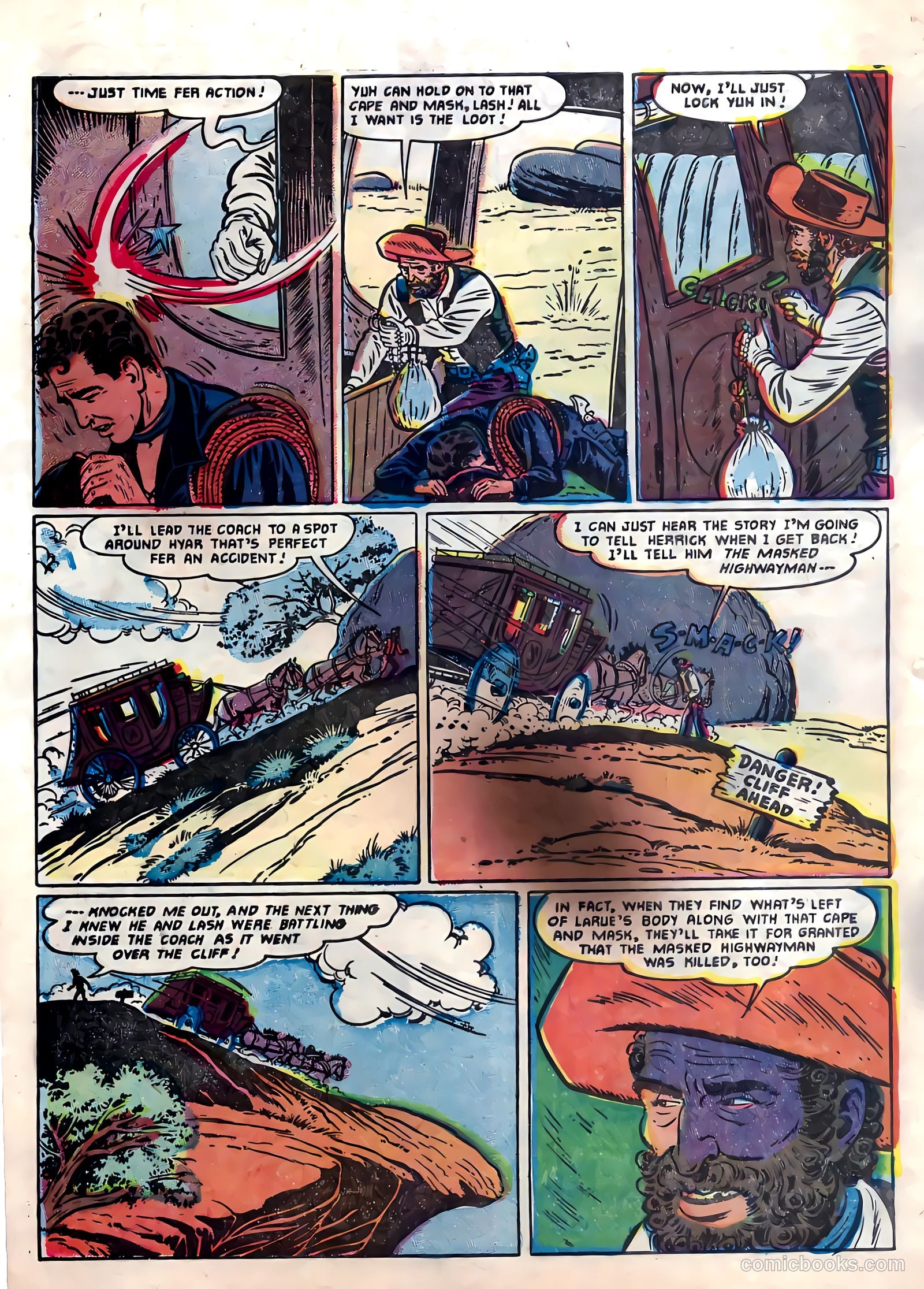 Lash La Rue Western #55 (1955) — page 9 of 33