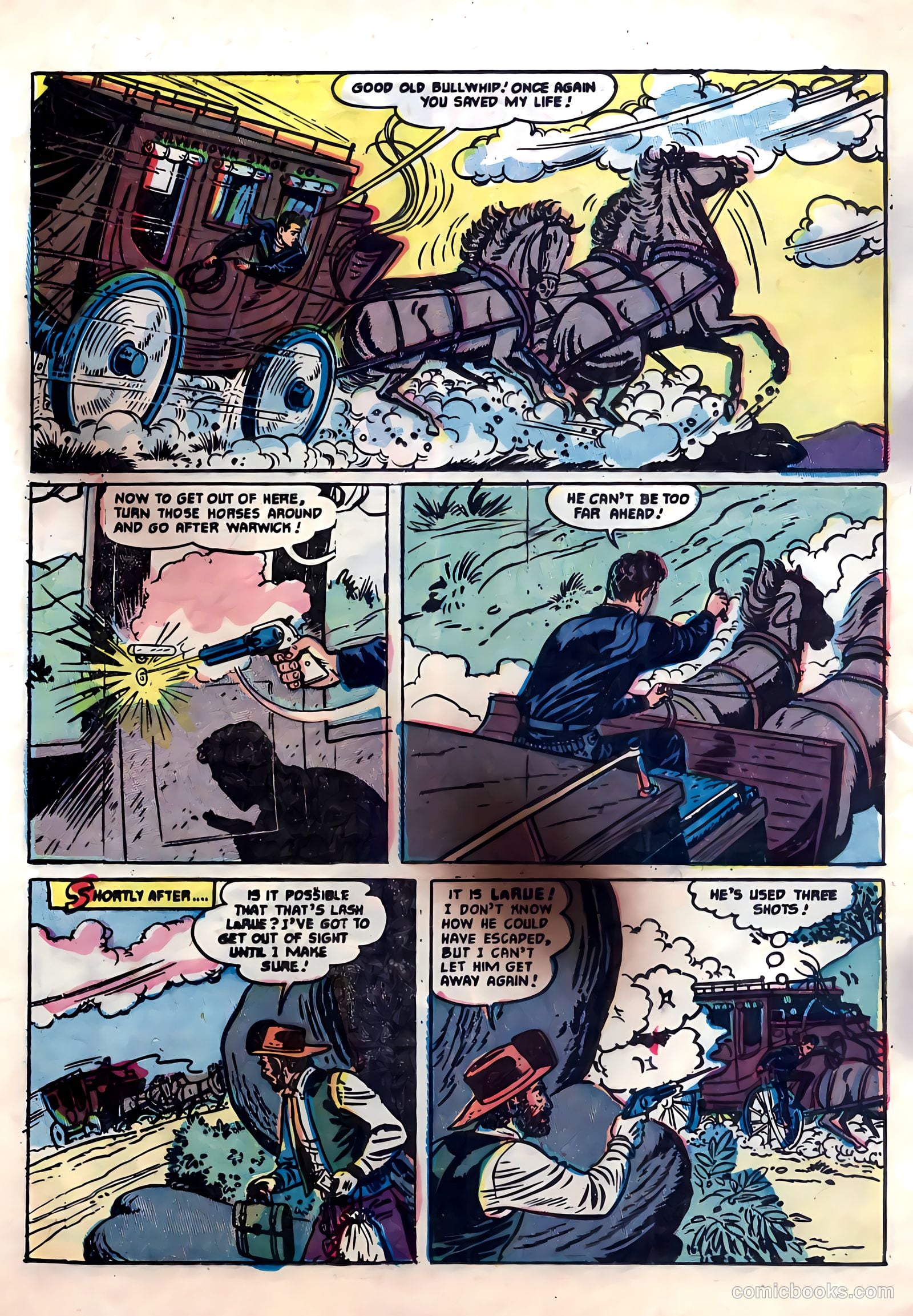 Lash La Rue Western #55 (1955) — page 11 of 33