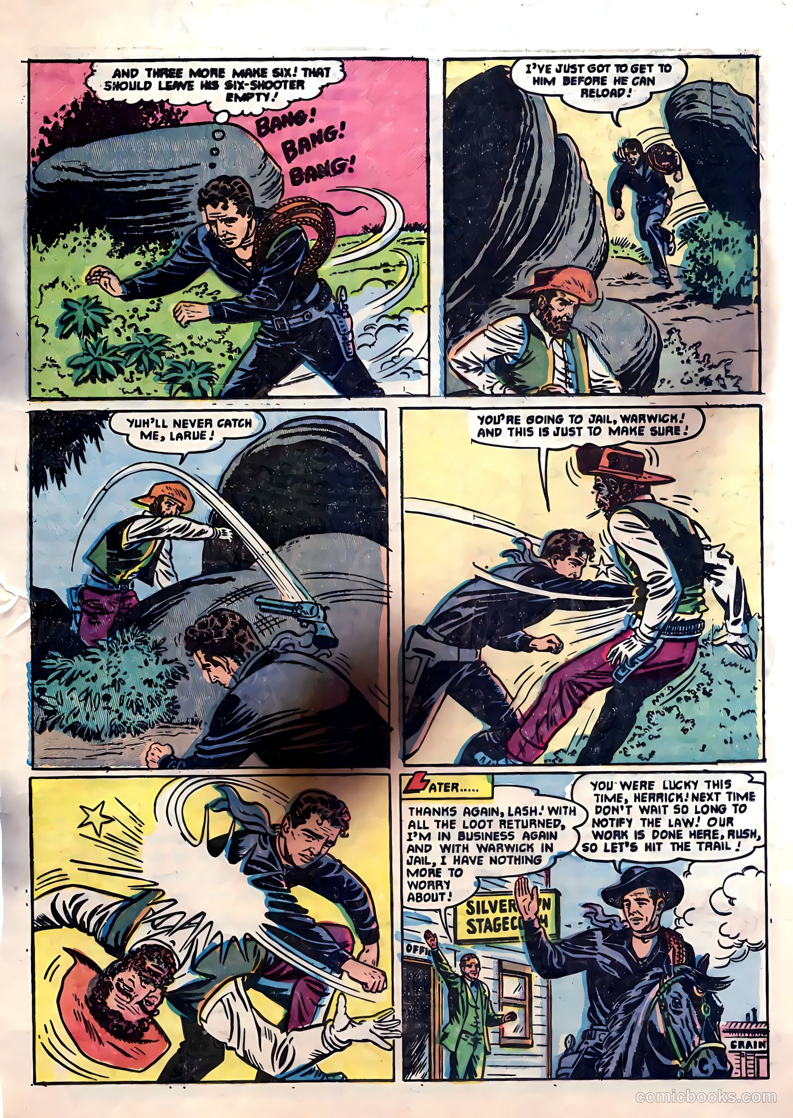 Lash La Rue Western #55 (1955) — page 12 of 33