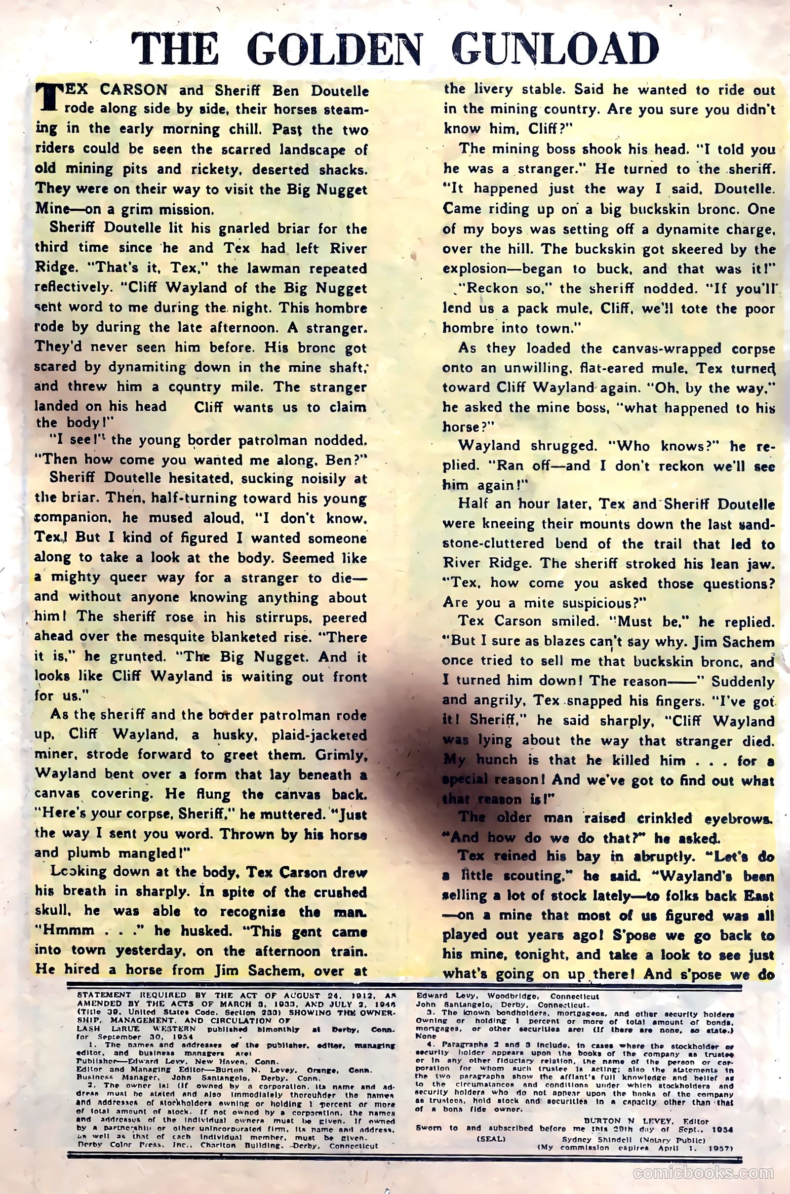 Lash La Rue Western #55 (1955) — page 13 of 33