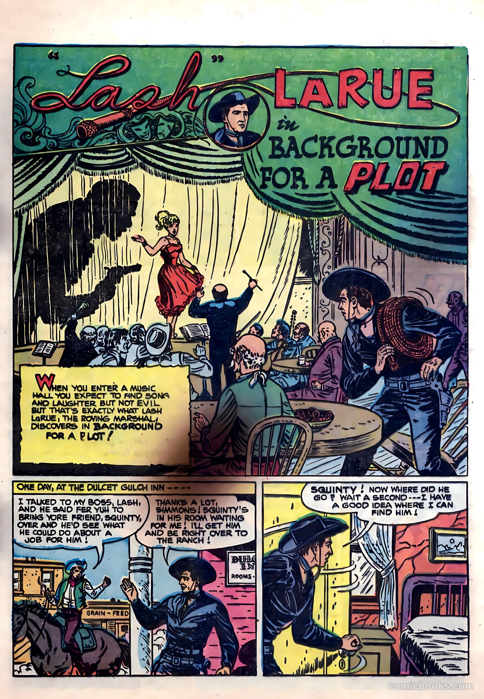 Lash La Rue Western #55 (1955) — page 16 of 33