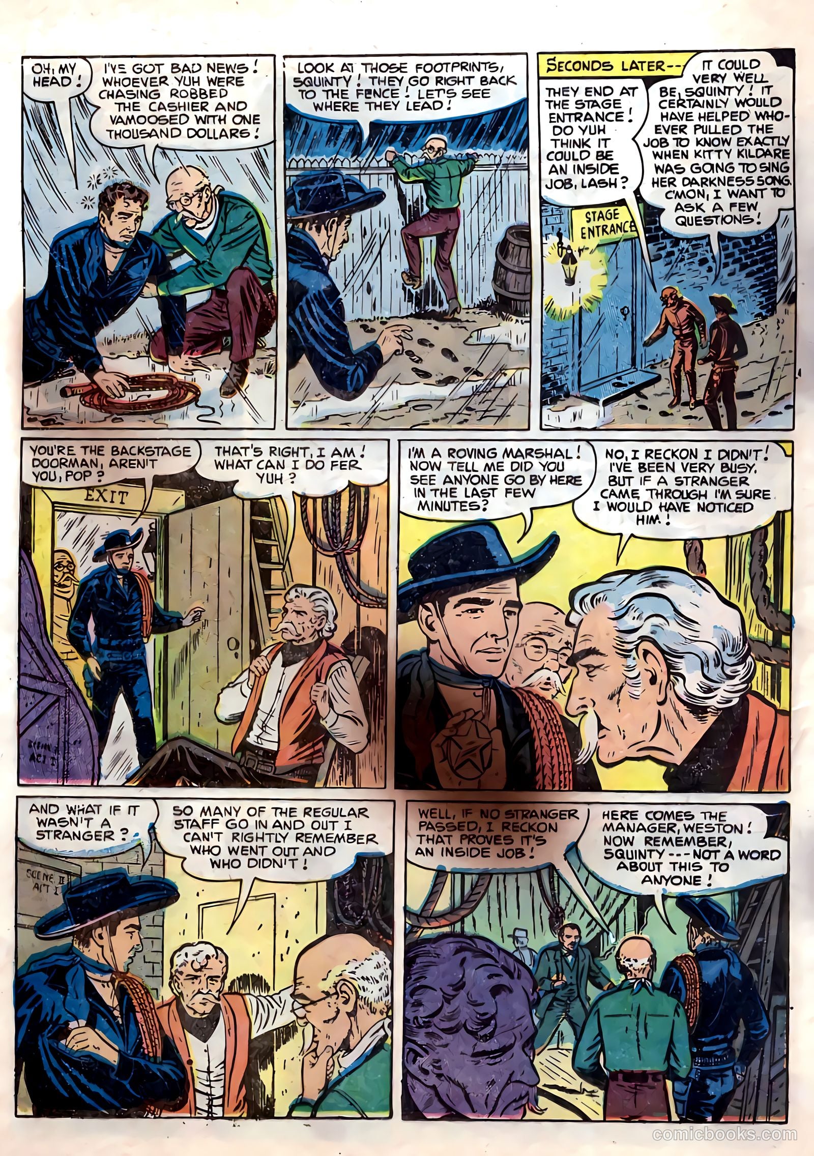 Lash La Rue Western #55 (1955) — page 19 of 33