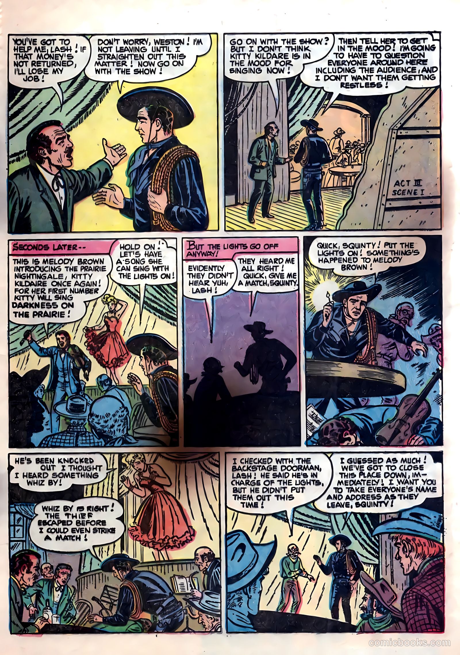 Lash La Rue Western #55 (1955) — page 20 of 33