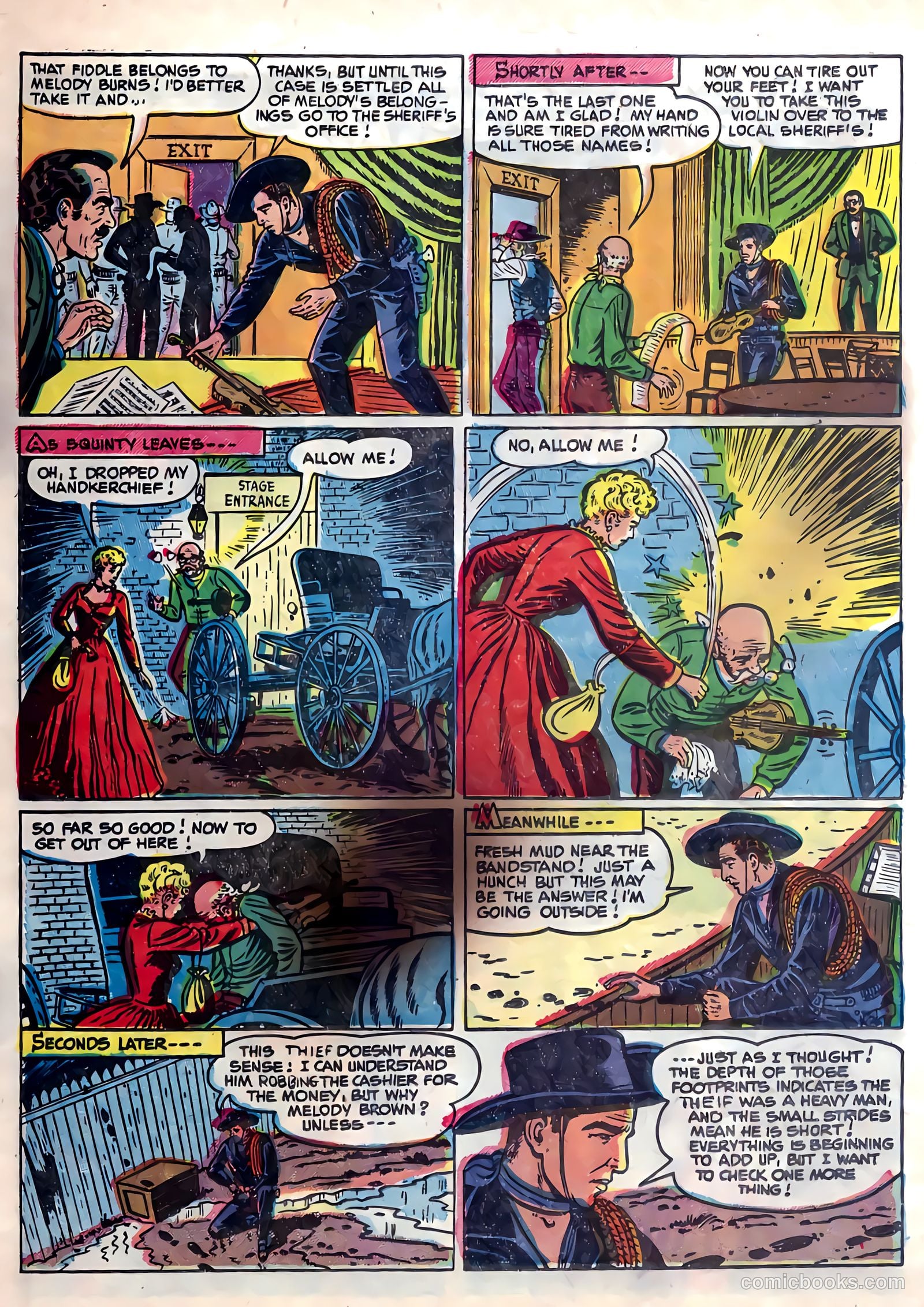 Lash La Rue Western #55 (1955) — page 22 of 33