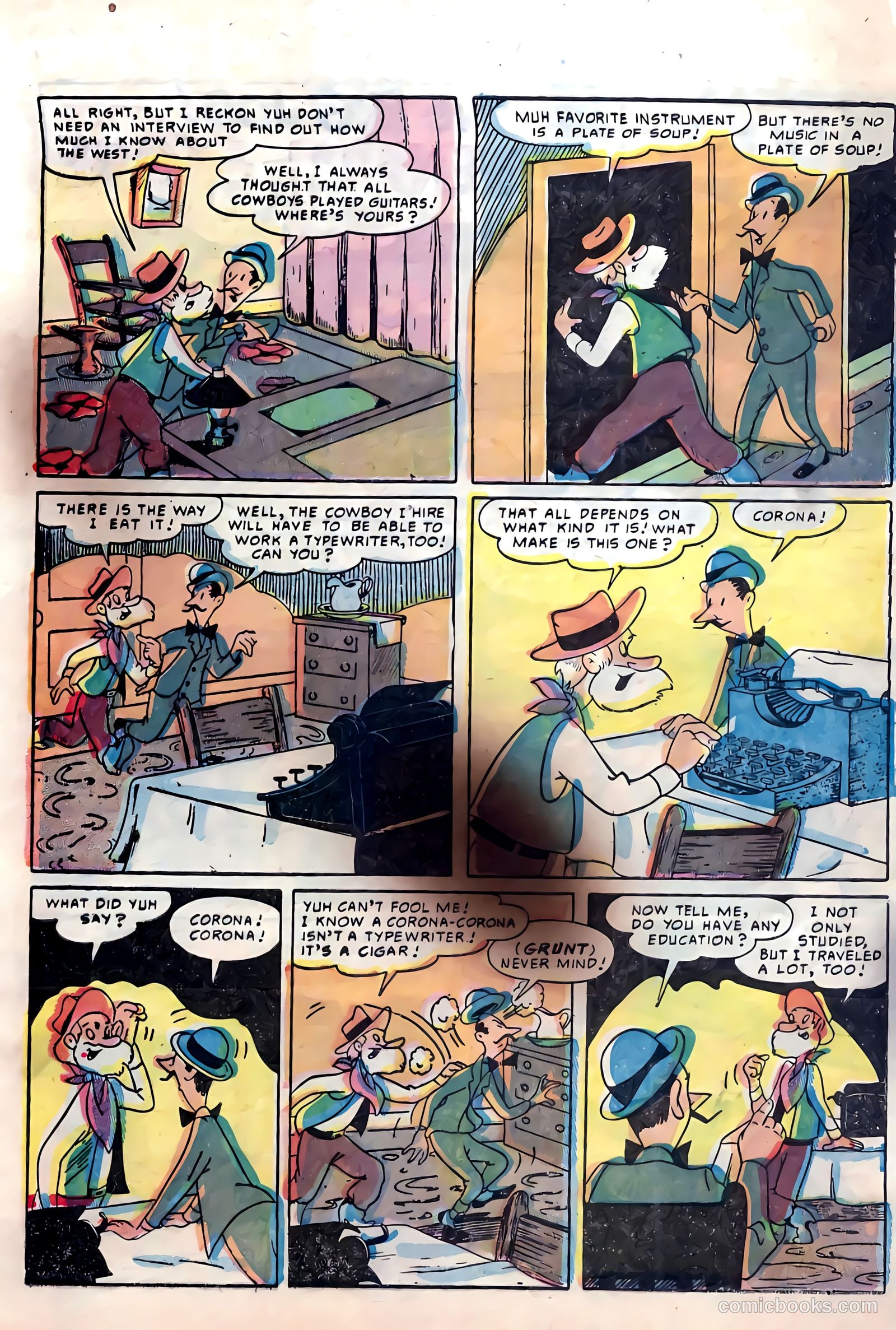 Lash La Rue Western #55 (1955) — page 27 of 33