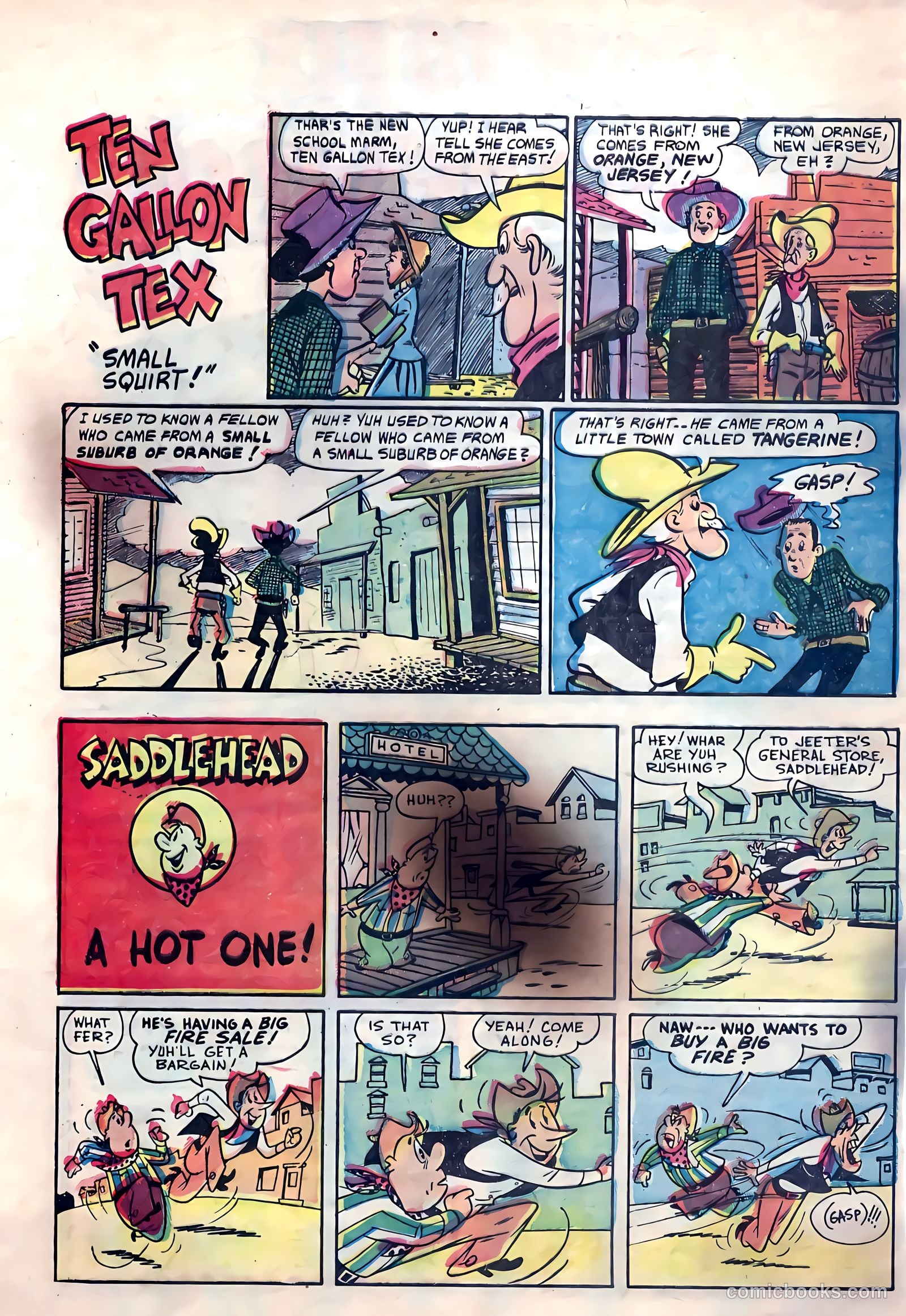Lash La Rue Western #55 (1955) — page 31 of 33