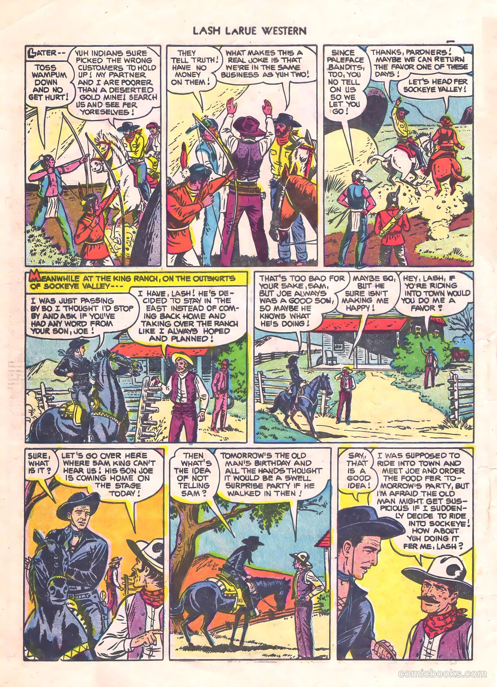 Lash La Rue Western #56 (1955) — page 4 of 36
