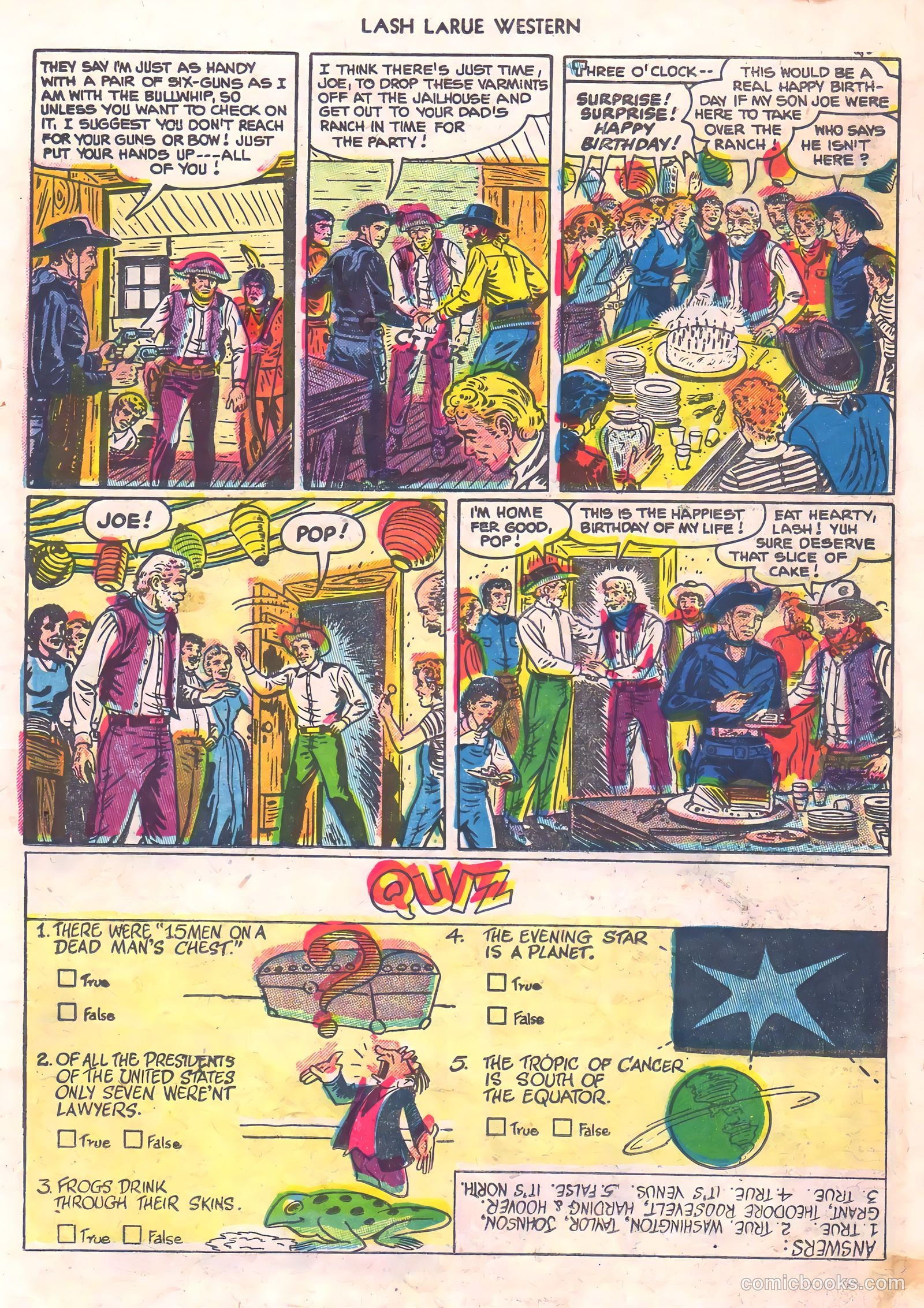 Lash La Rue Western #56 (1955) — page 11 of 36