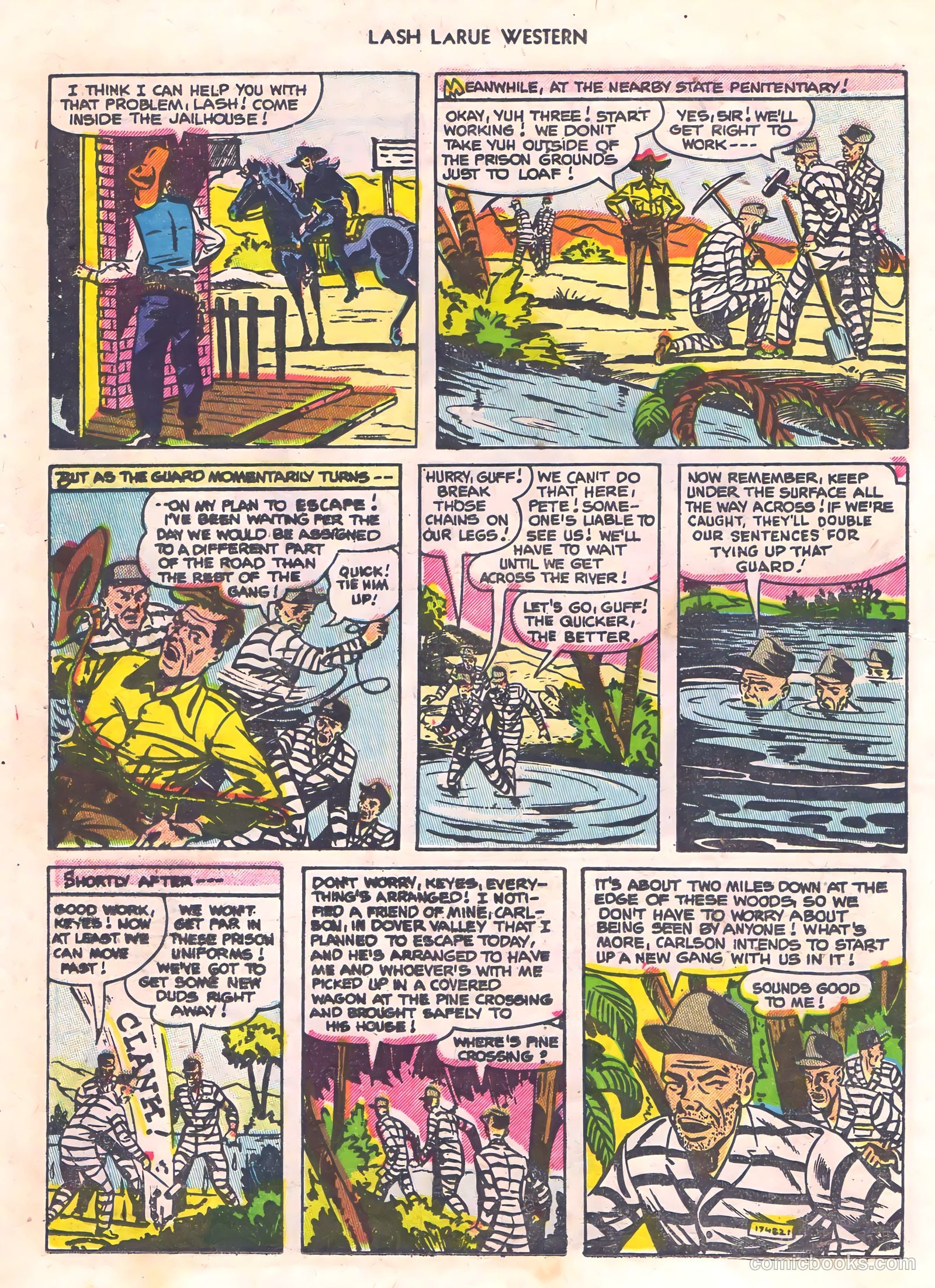 Lash La Rue Western #56 (1955) — page 18 of 36